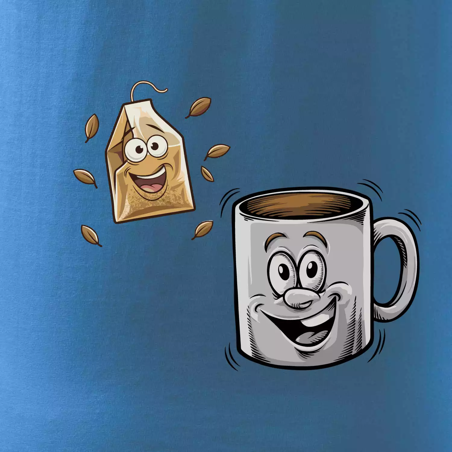 Parové triko - Hrnek a čaj