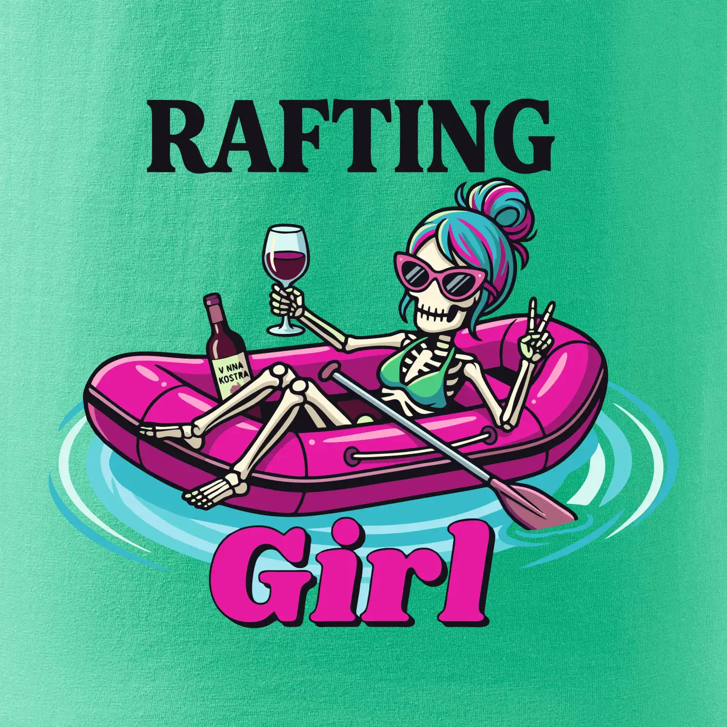 Rafting girl