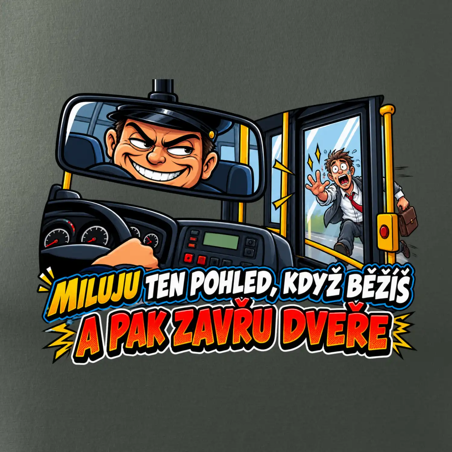 Miluju ten pohled když běžíš a pak zavřu dveře