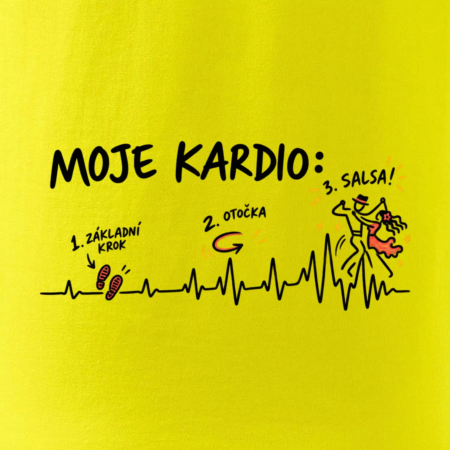 Moje kardio základní krok otočka salsa