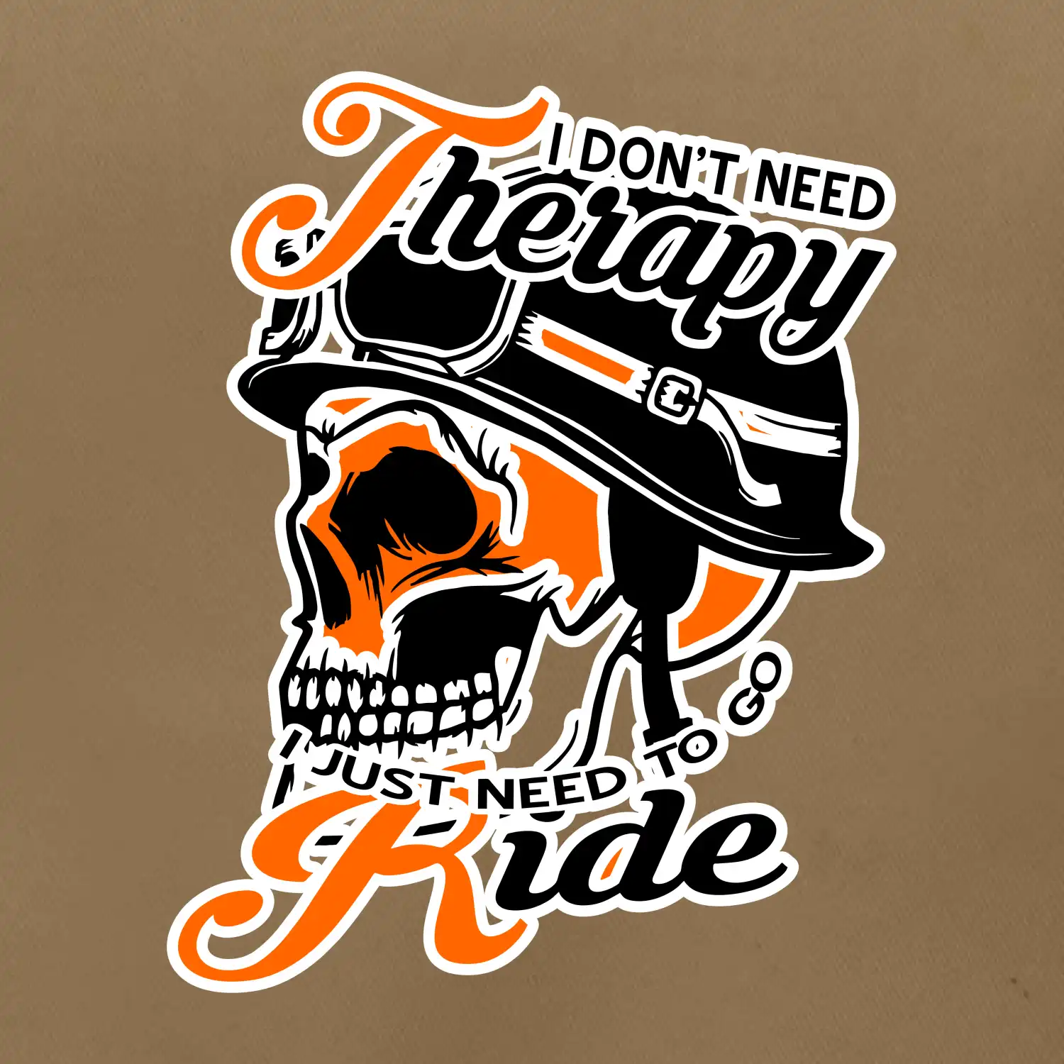 I don't need therapy moto ride