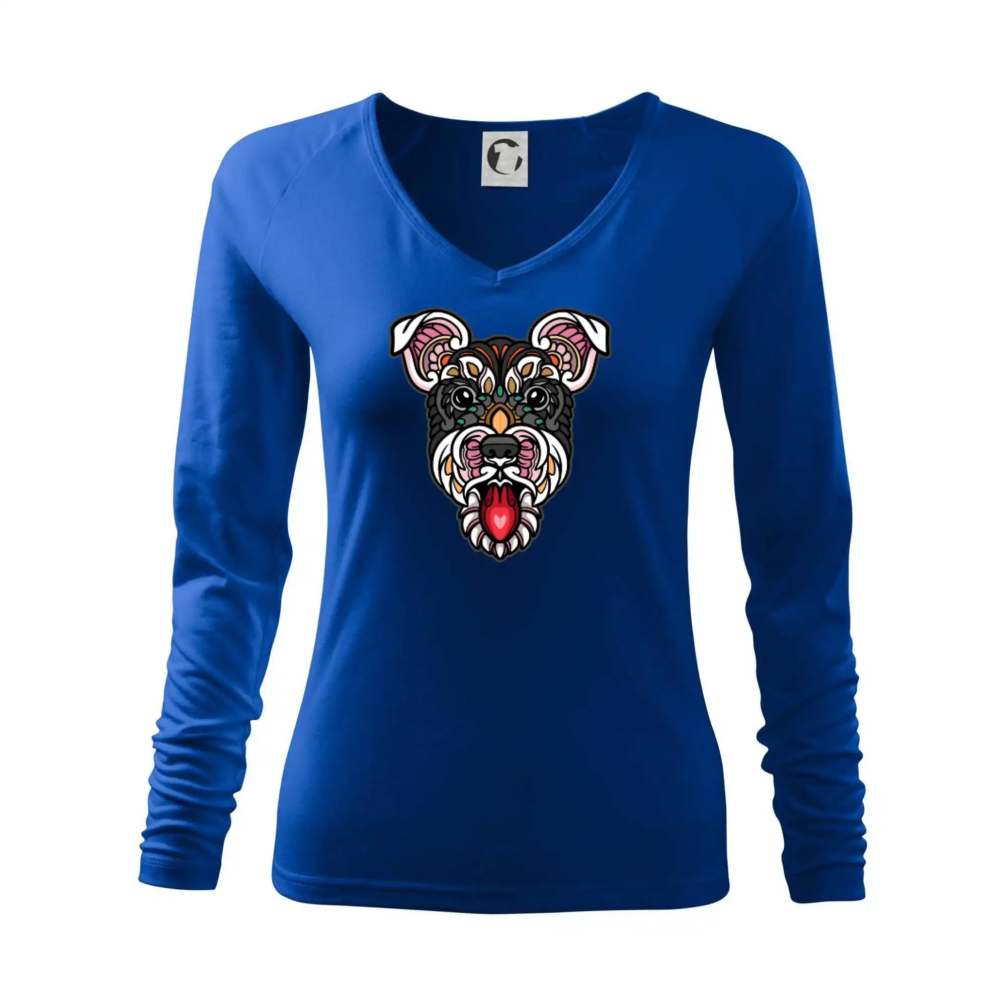 Knírač hlava barevná