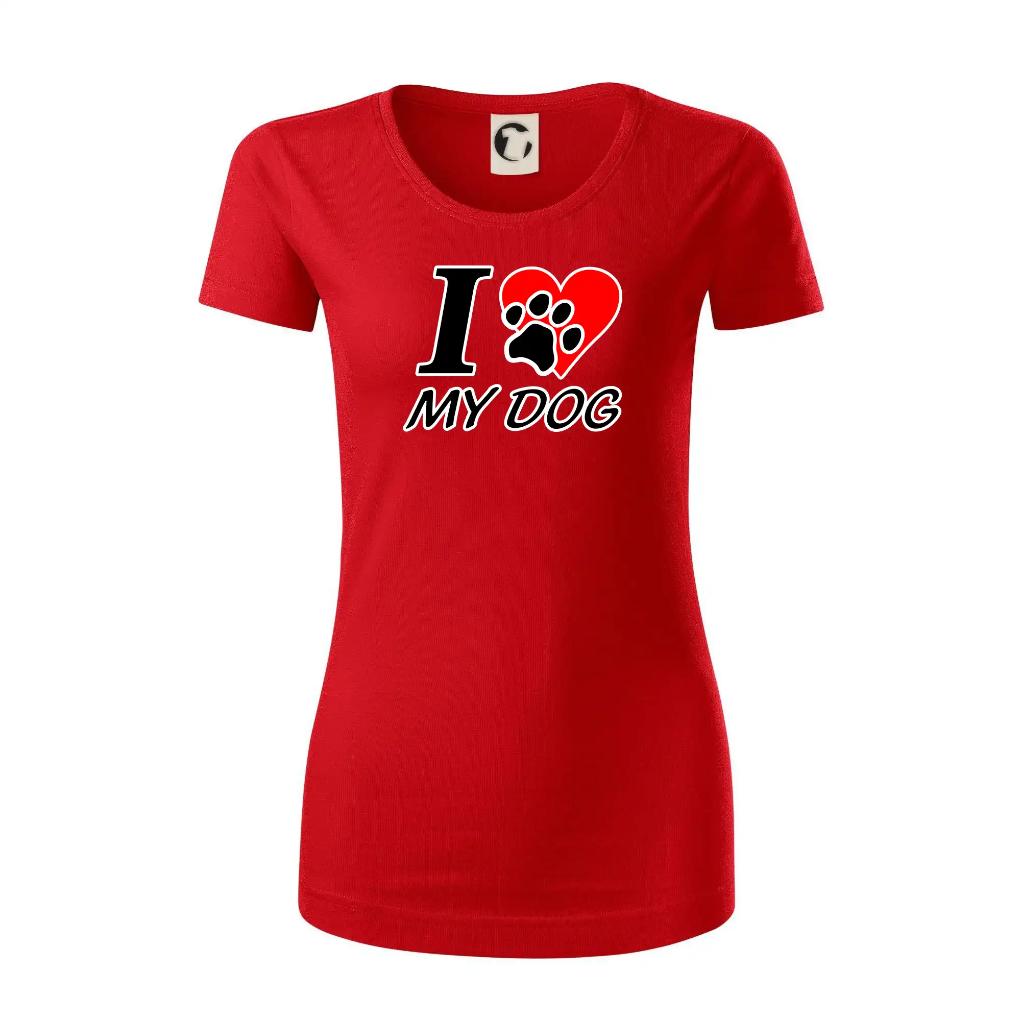I love my dog - nápis