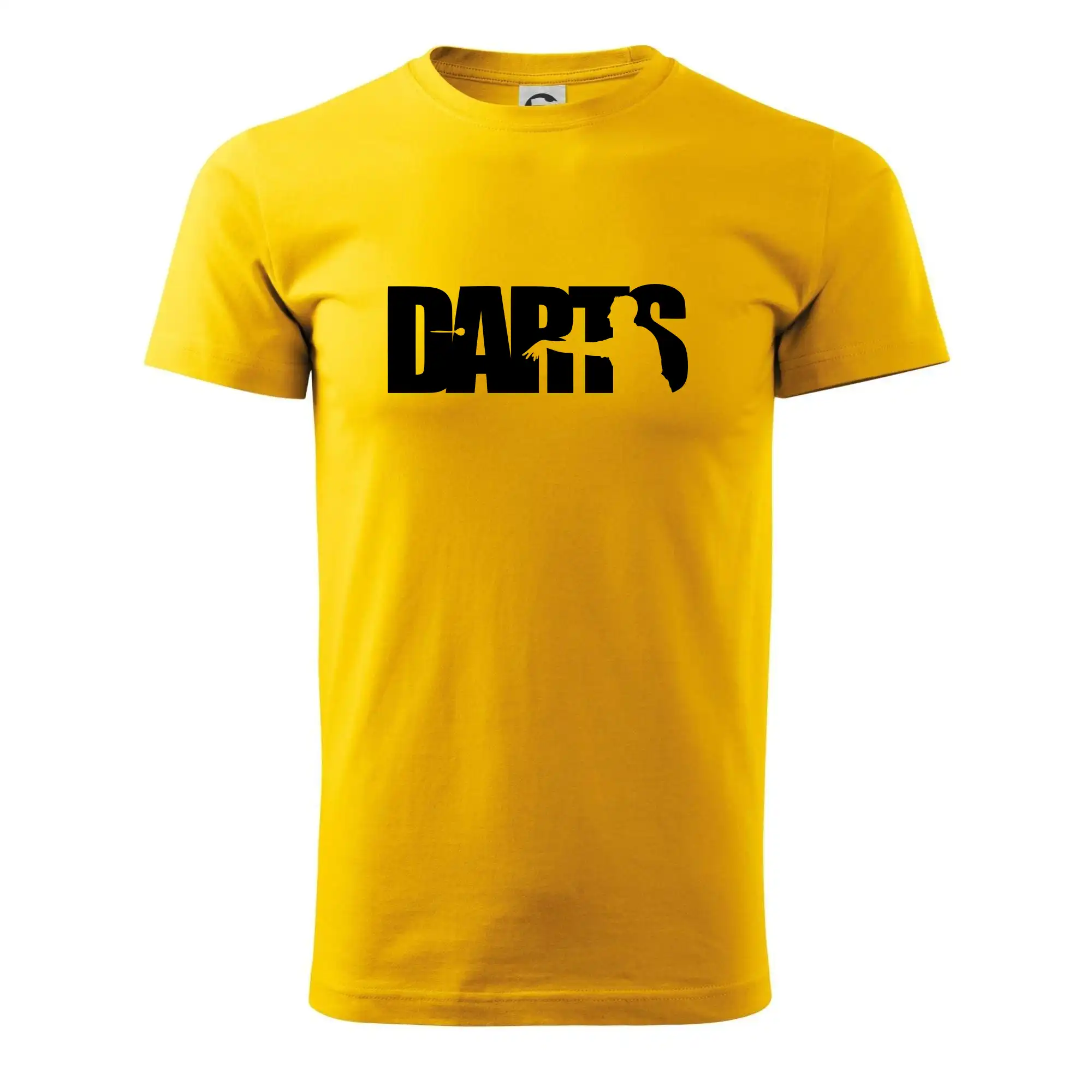 Darts - nápis se šipkařem