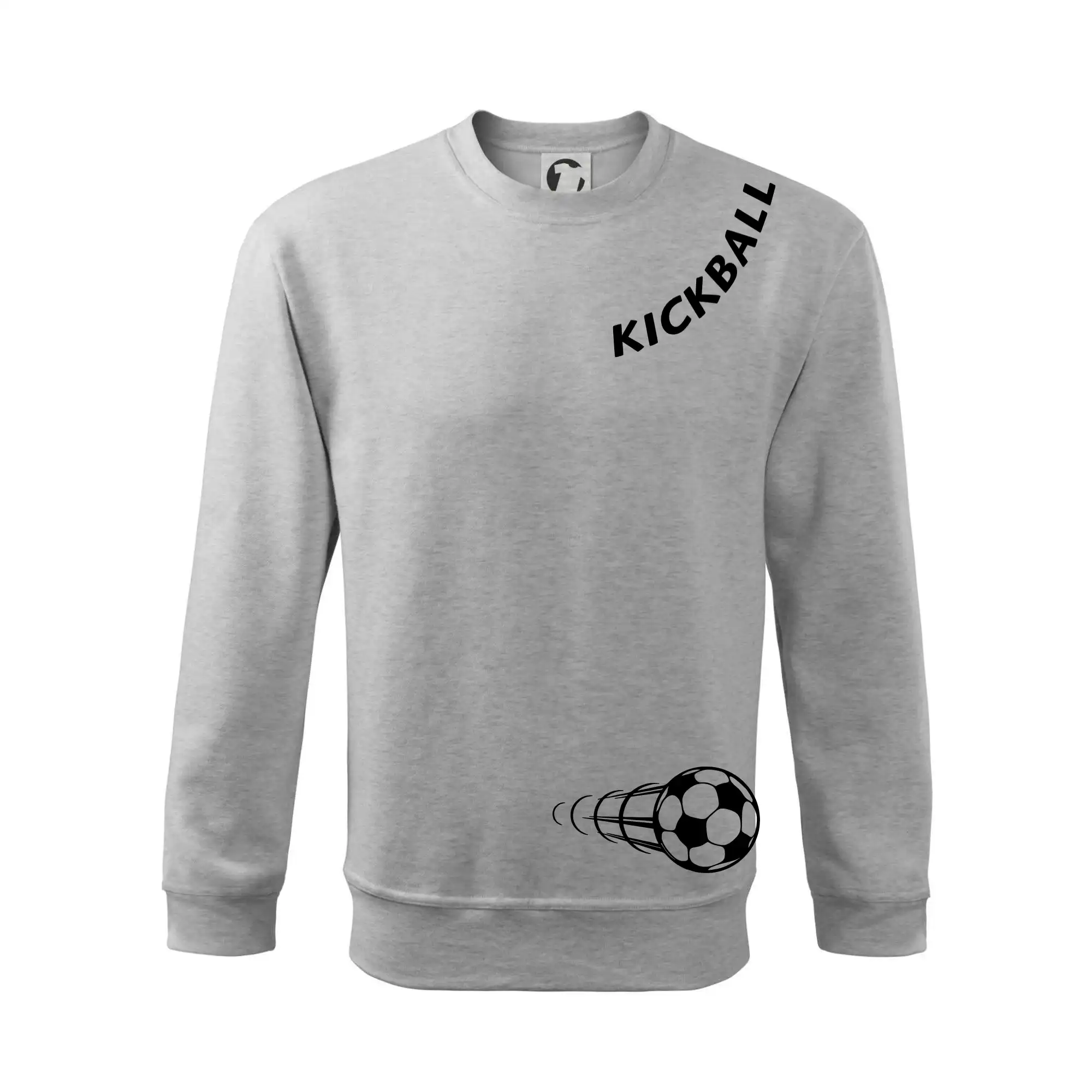 Kickball nápis šikmo