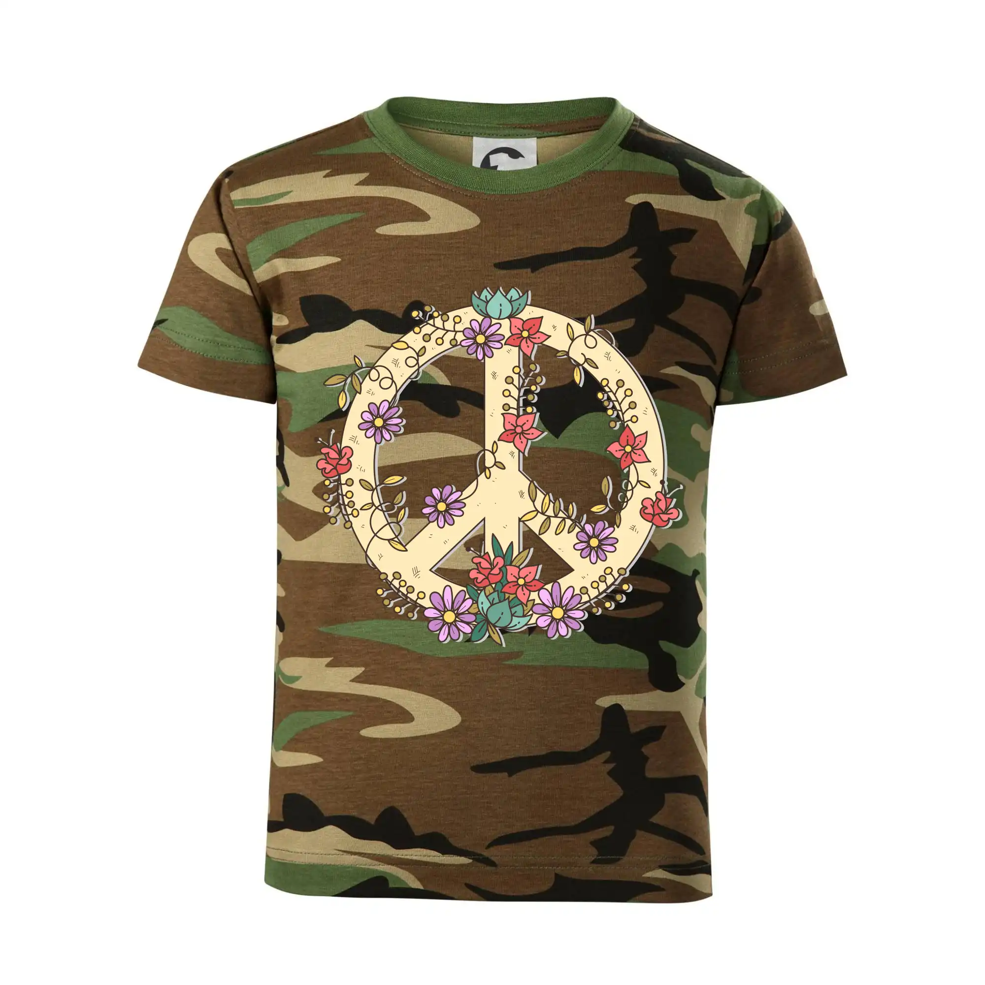 Peace symbol pískový