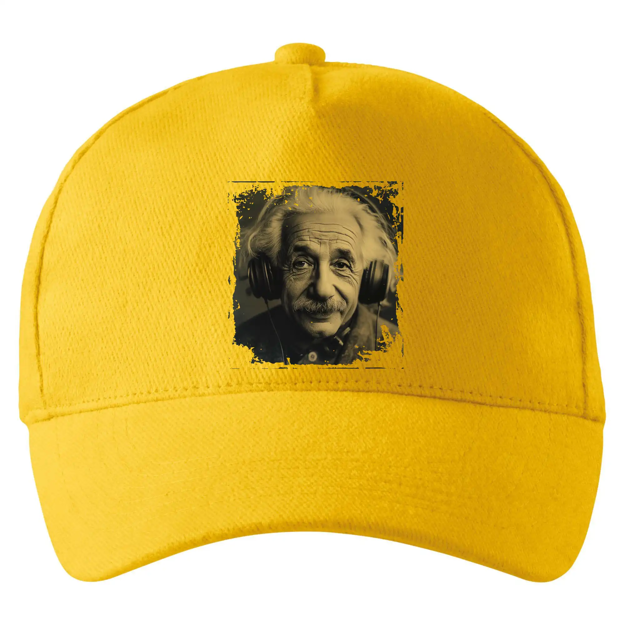 Albert se sluchátky