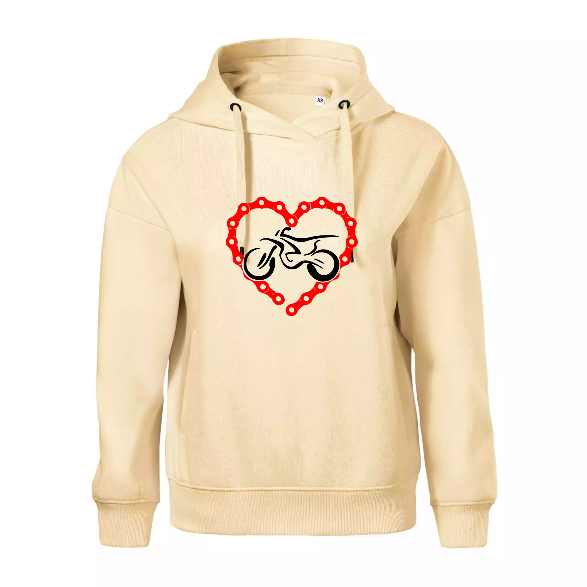 Moto srdce řetěz - enduro