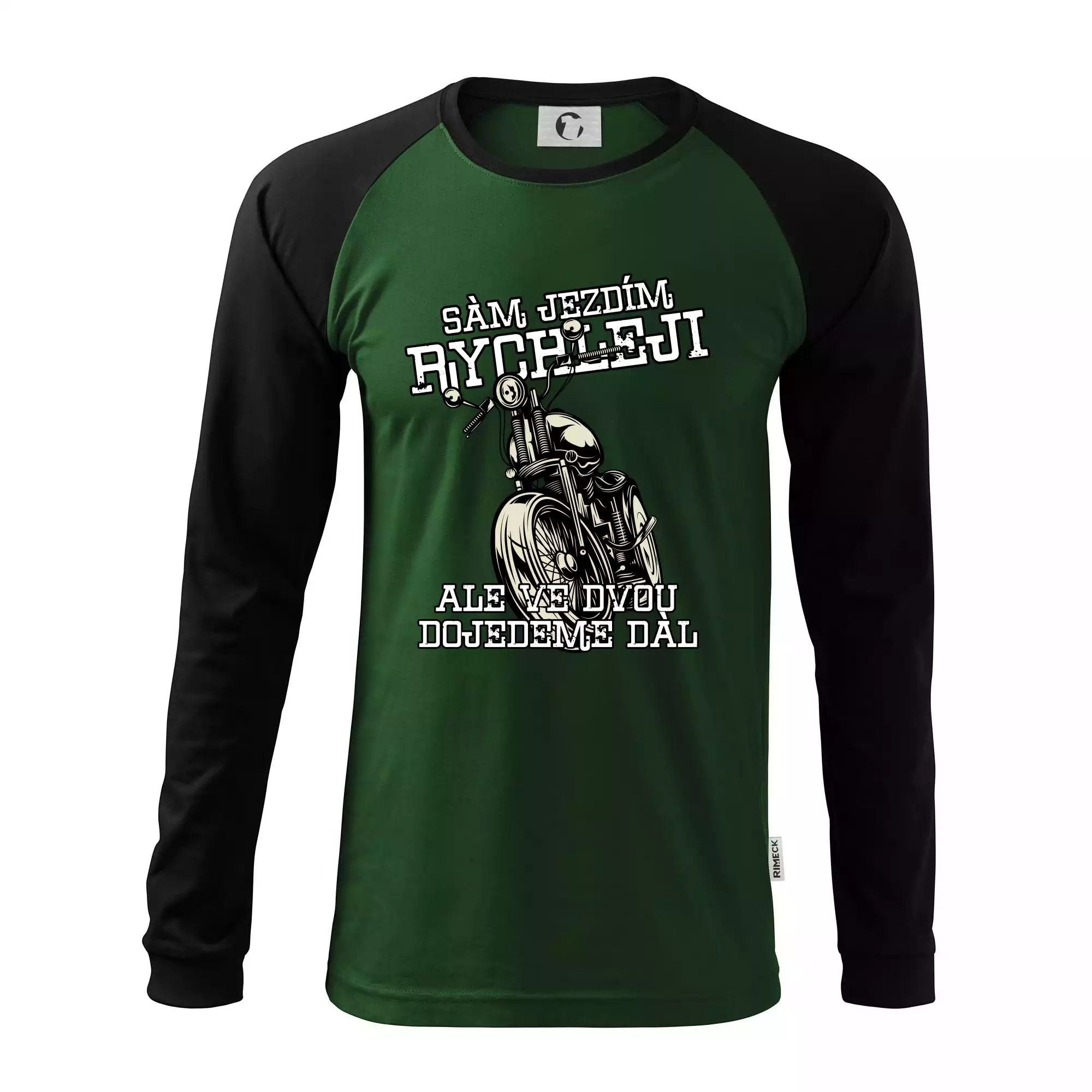 Sám jezdím rychleji, ale ve dvou dojedeme dál