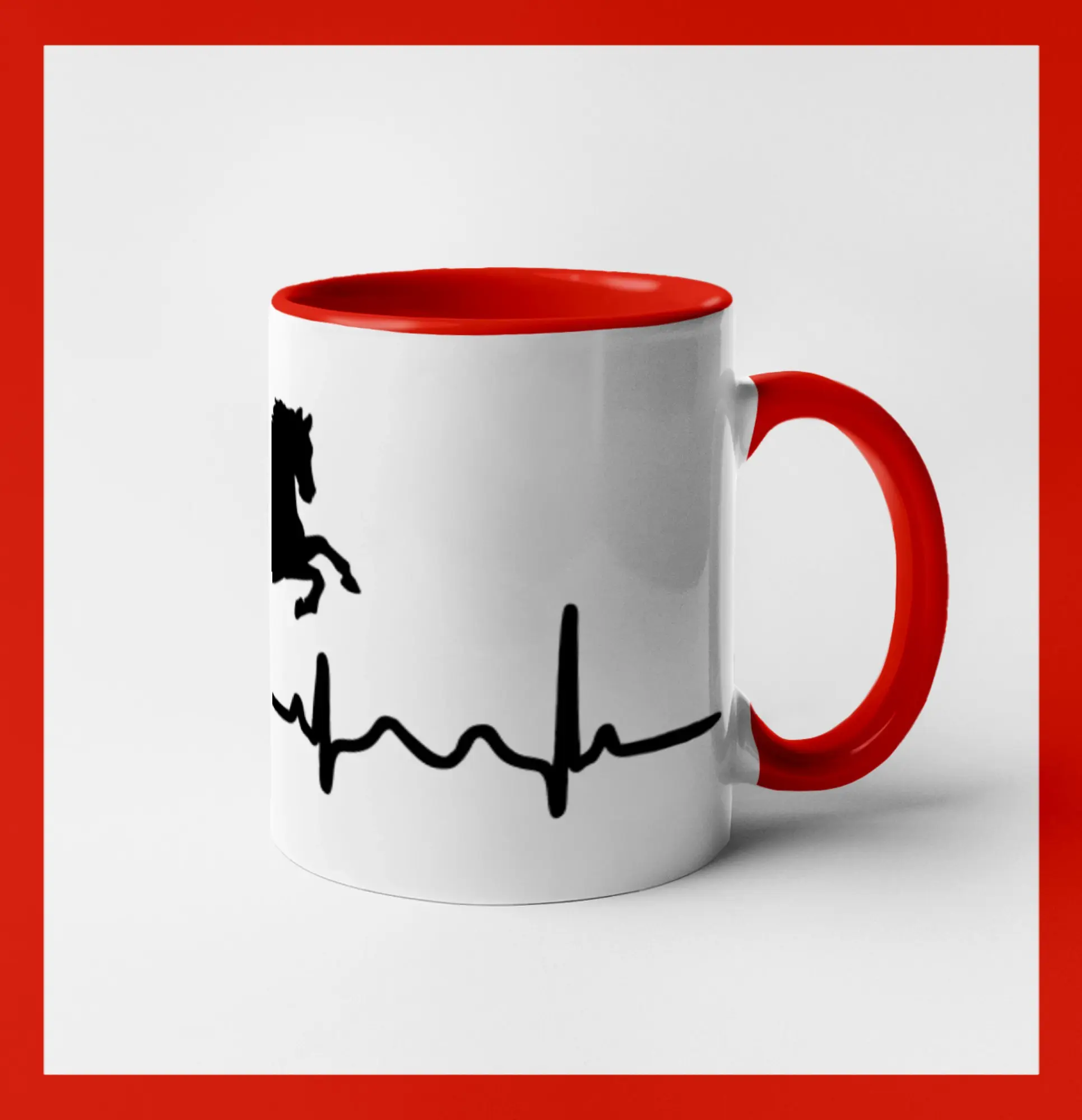 Ekg kůň ikona