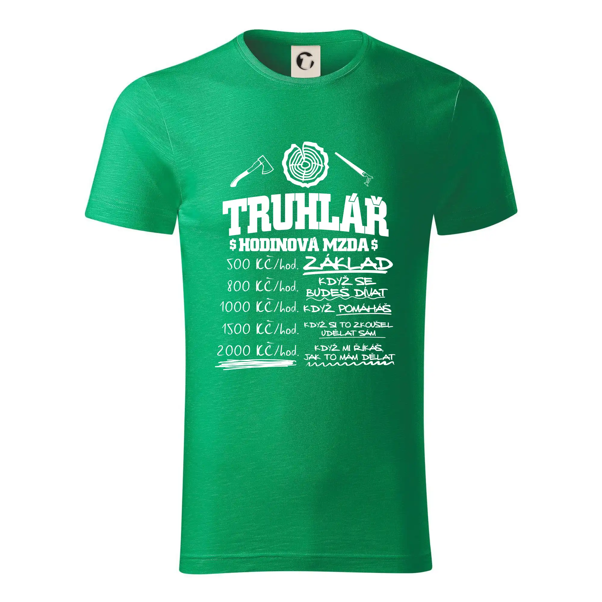 Hodinová mzda truhlář