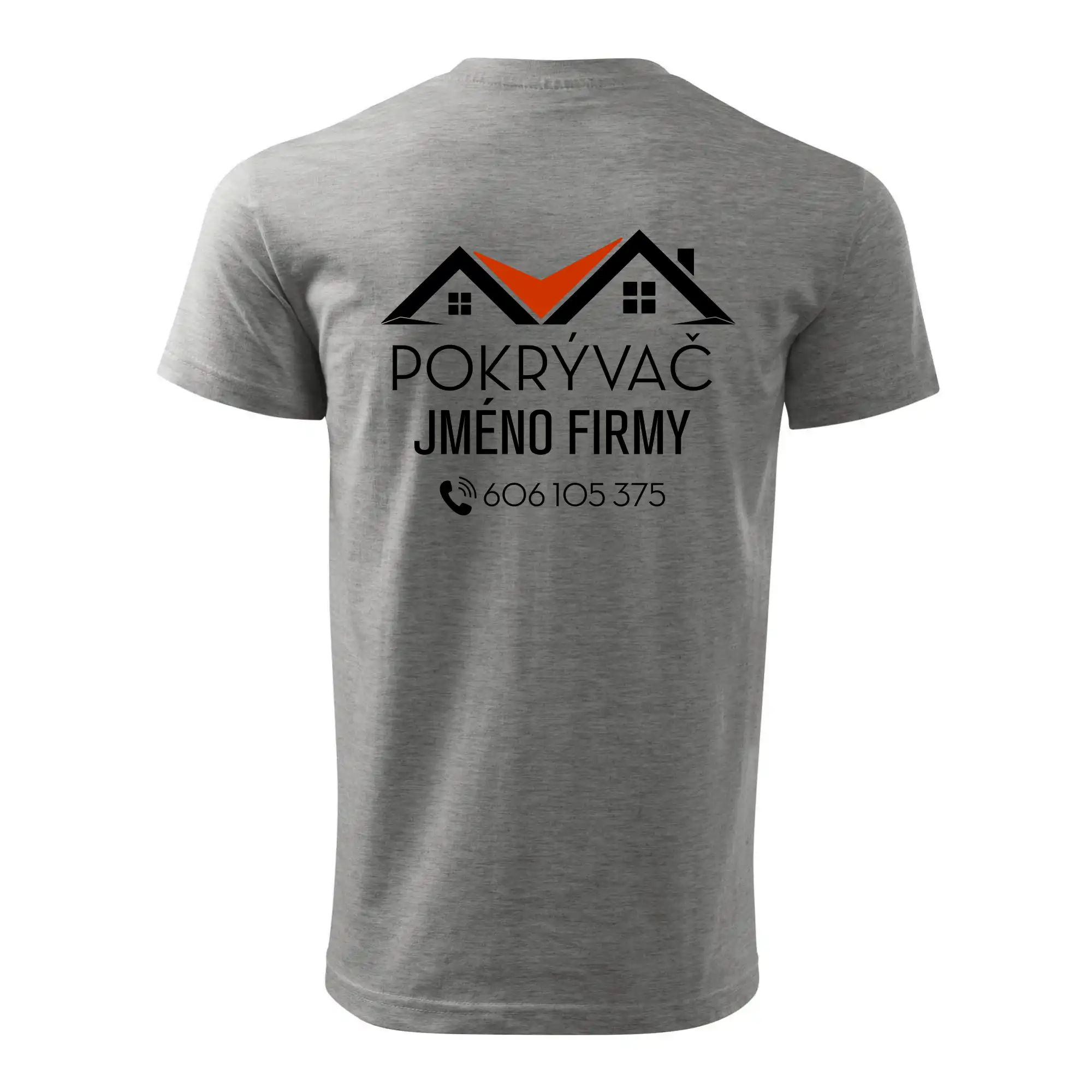 Tričko pro pokrývače - Dvě střechy