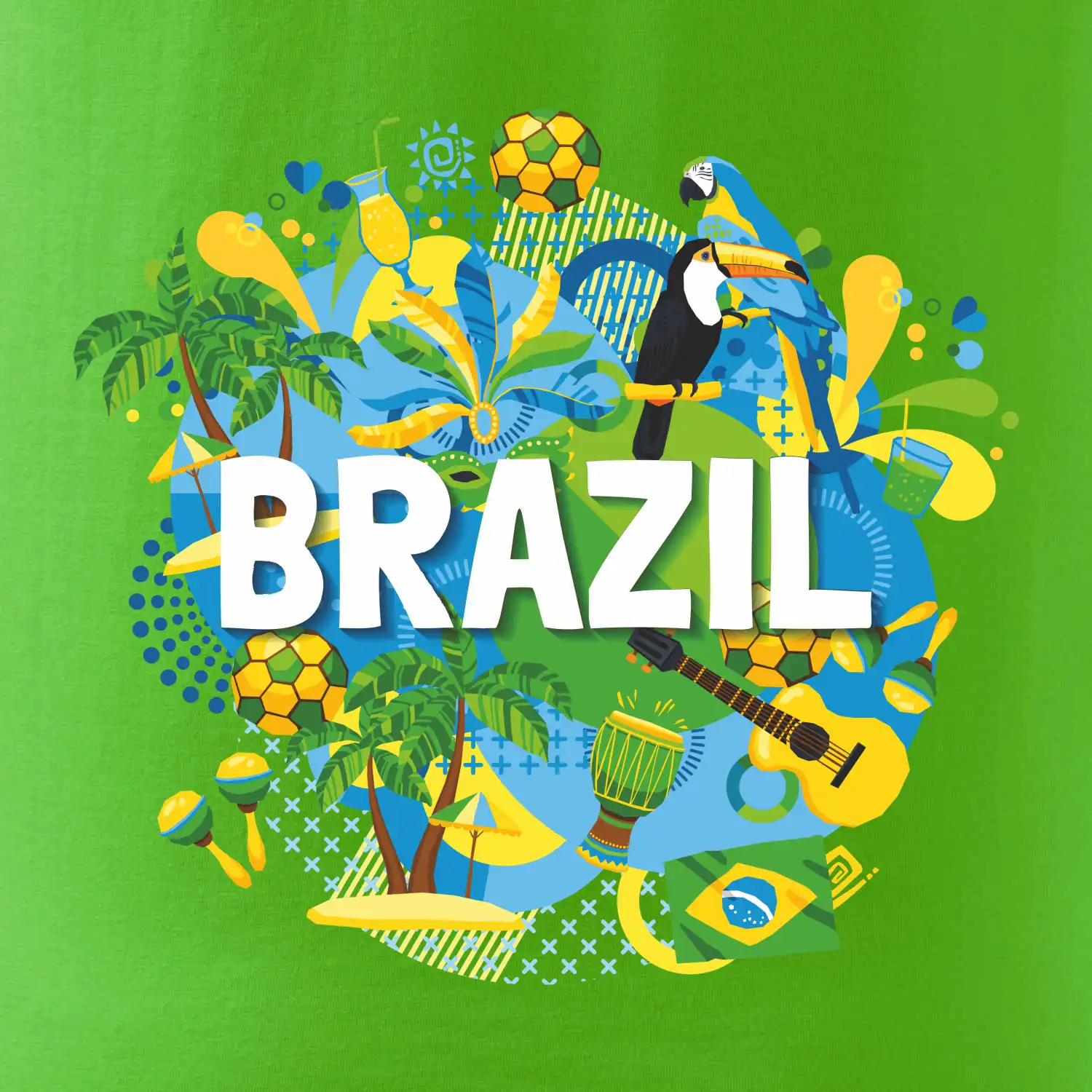 Brazílie  Barevný obrázek