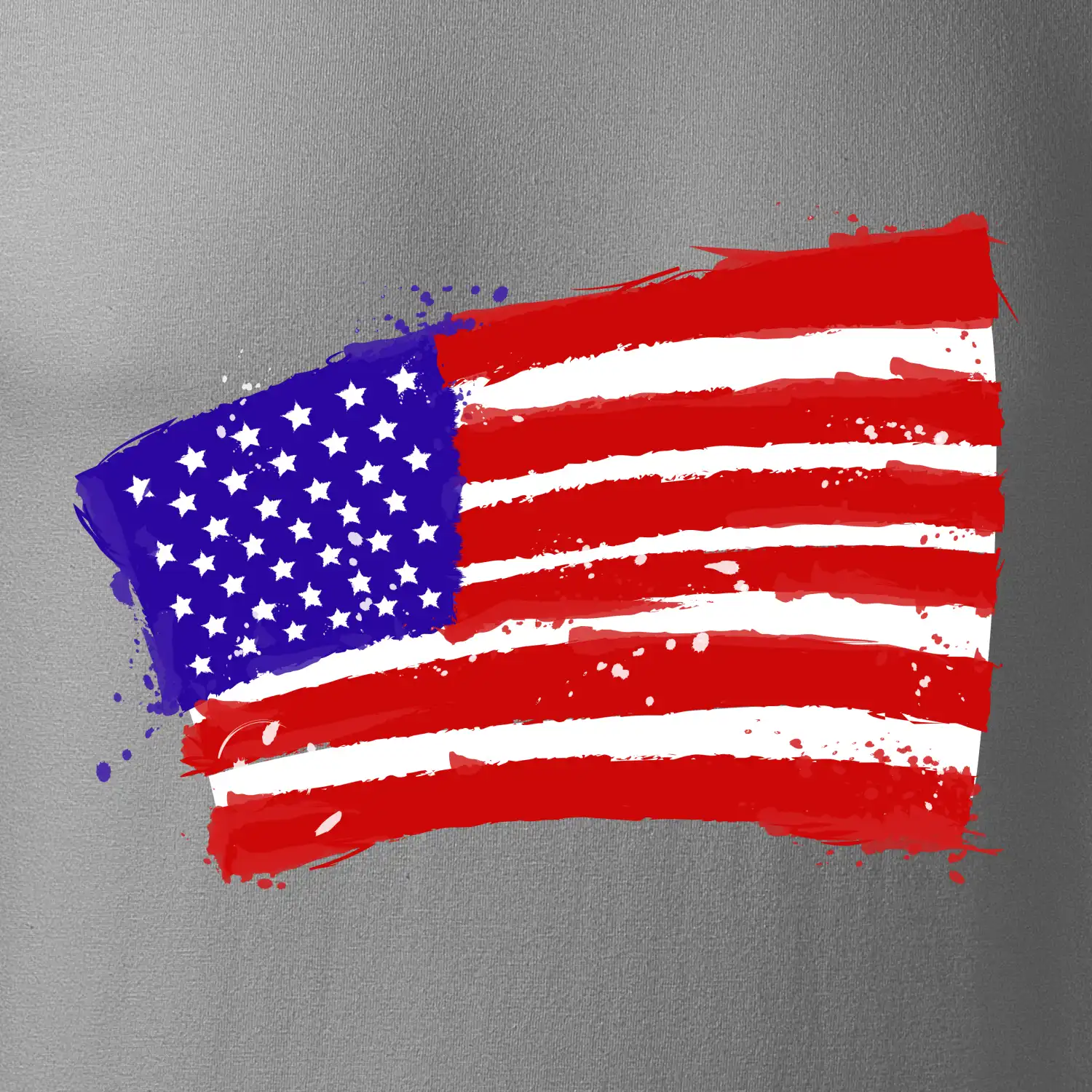 Americká vlajka ohnutá