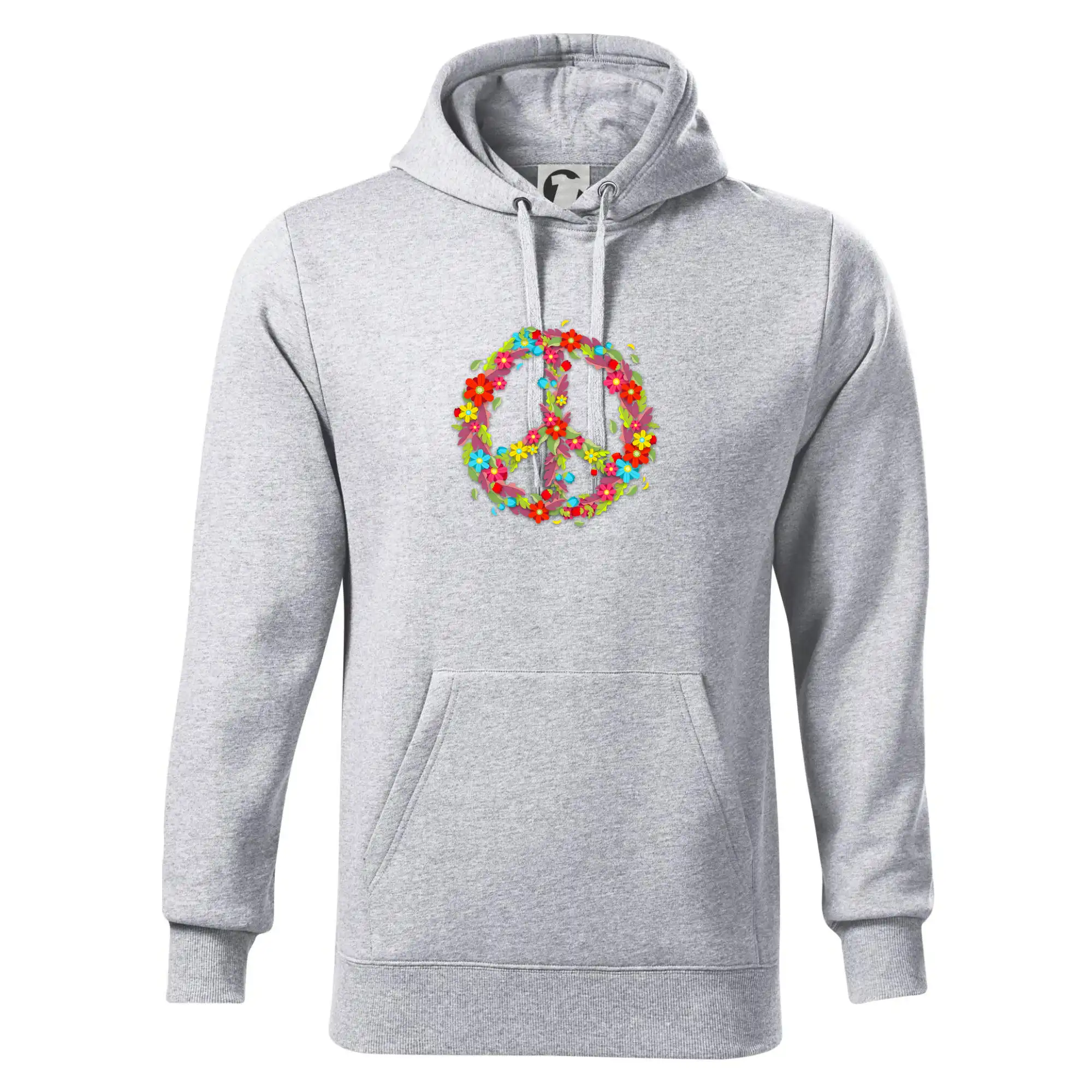 Peace symbol červené květiny