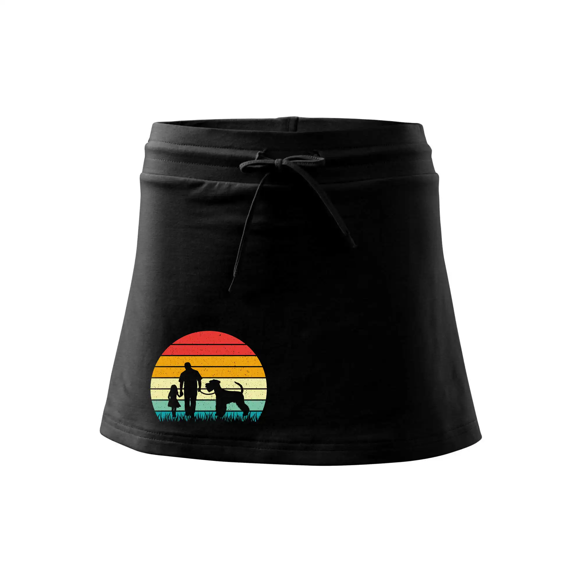 Knírač a táta s dcerou