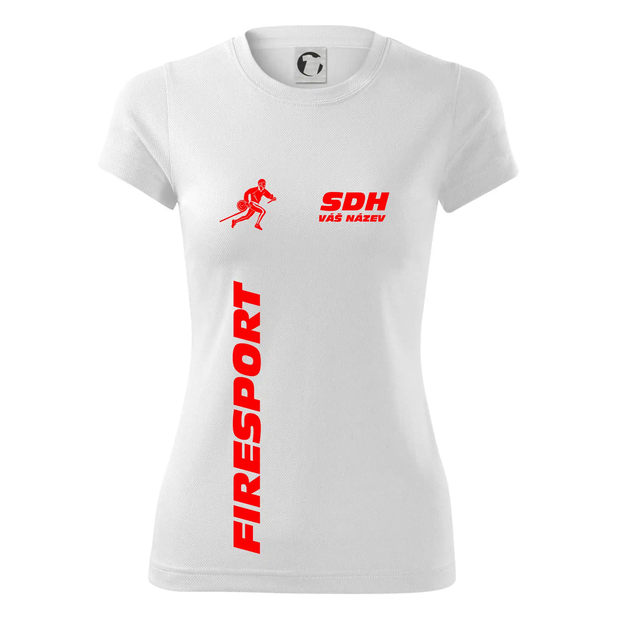 Hasičský sport SDH + váš název ČERVENÁ