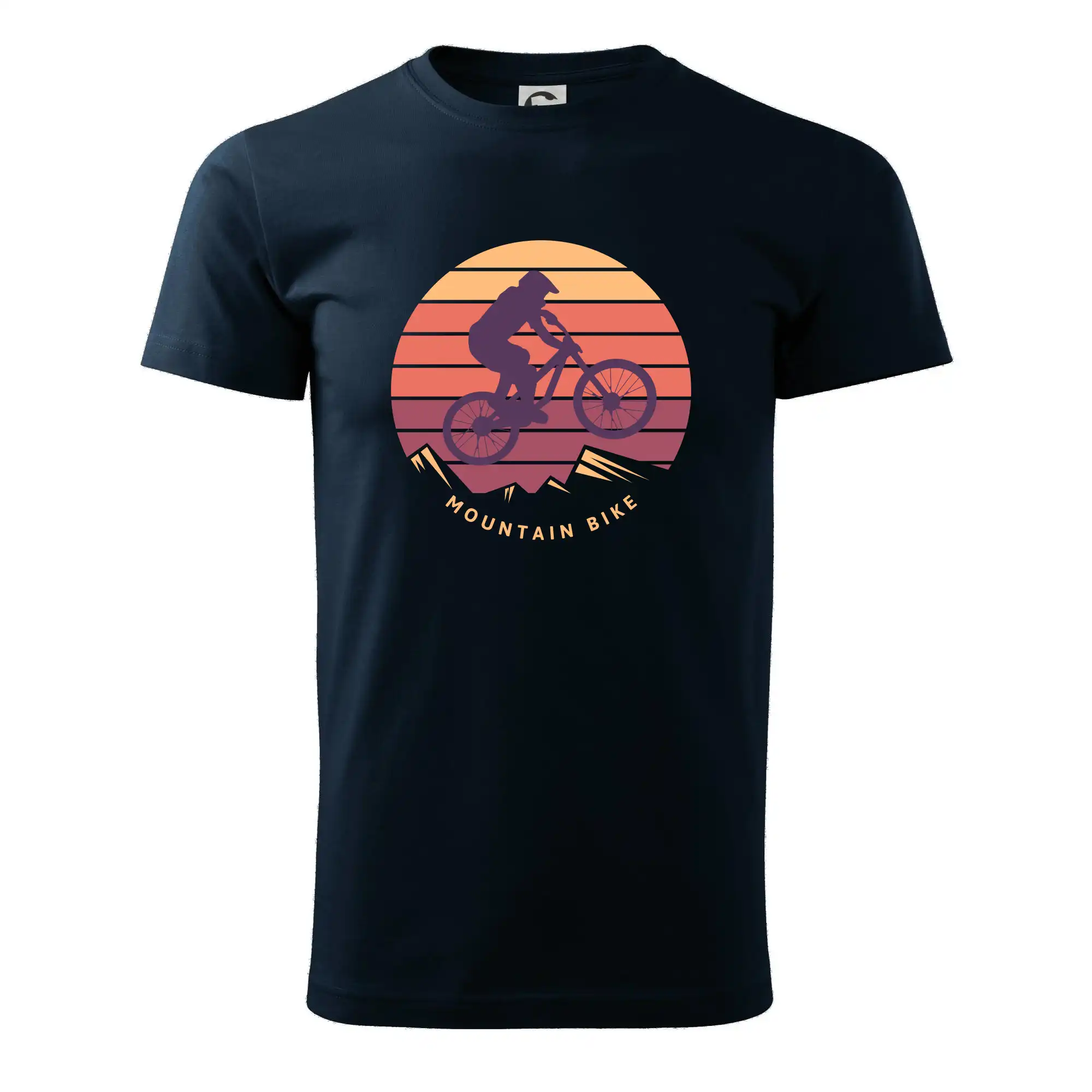 MTB barevné kolo západ slunce