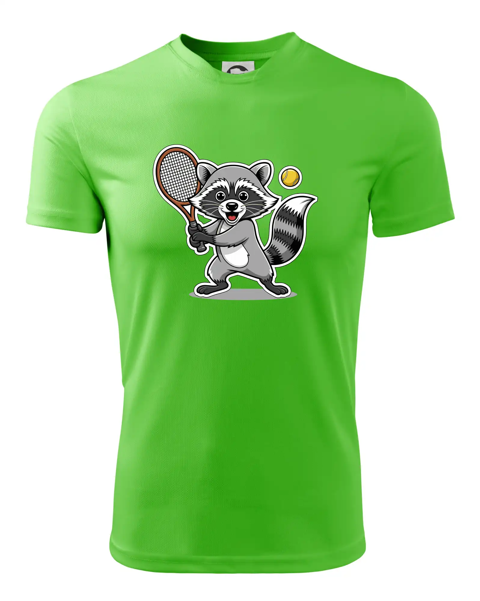 Mýval hraje tenis kreslený