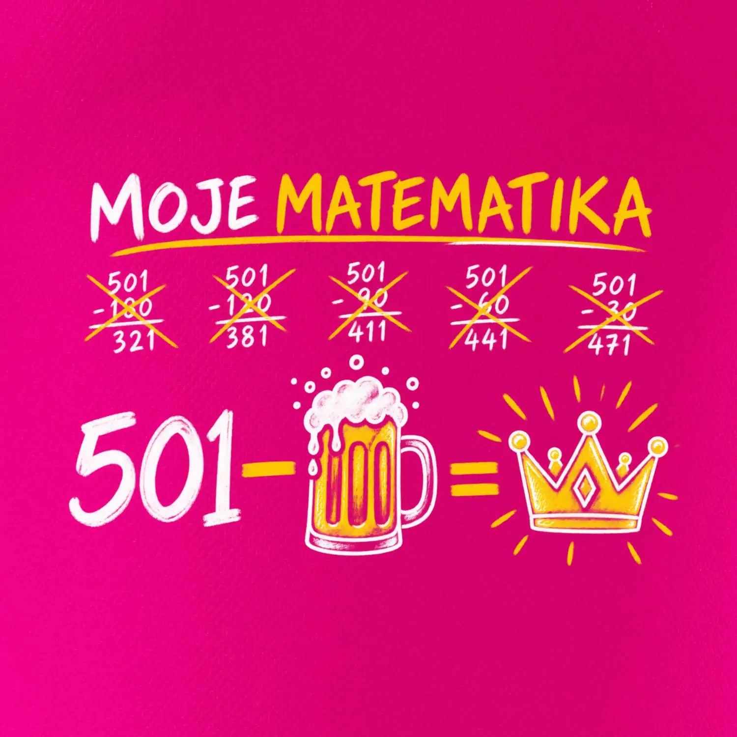 Moje matematika 501 - pivo = vítězství