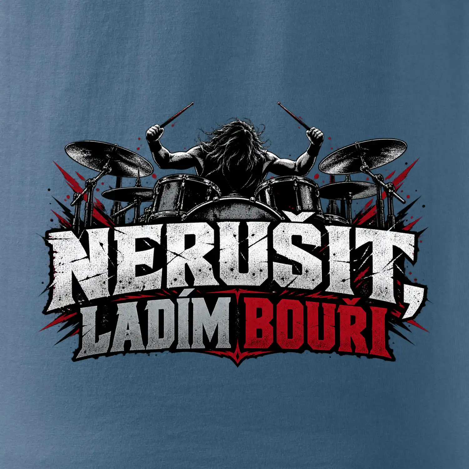 Nerušit ladím bouři - metalový bubeník