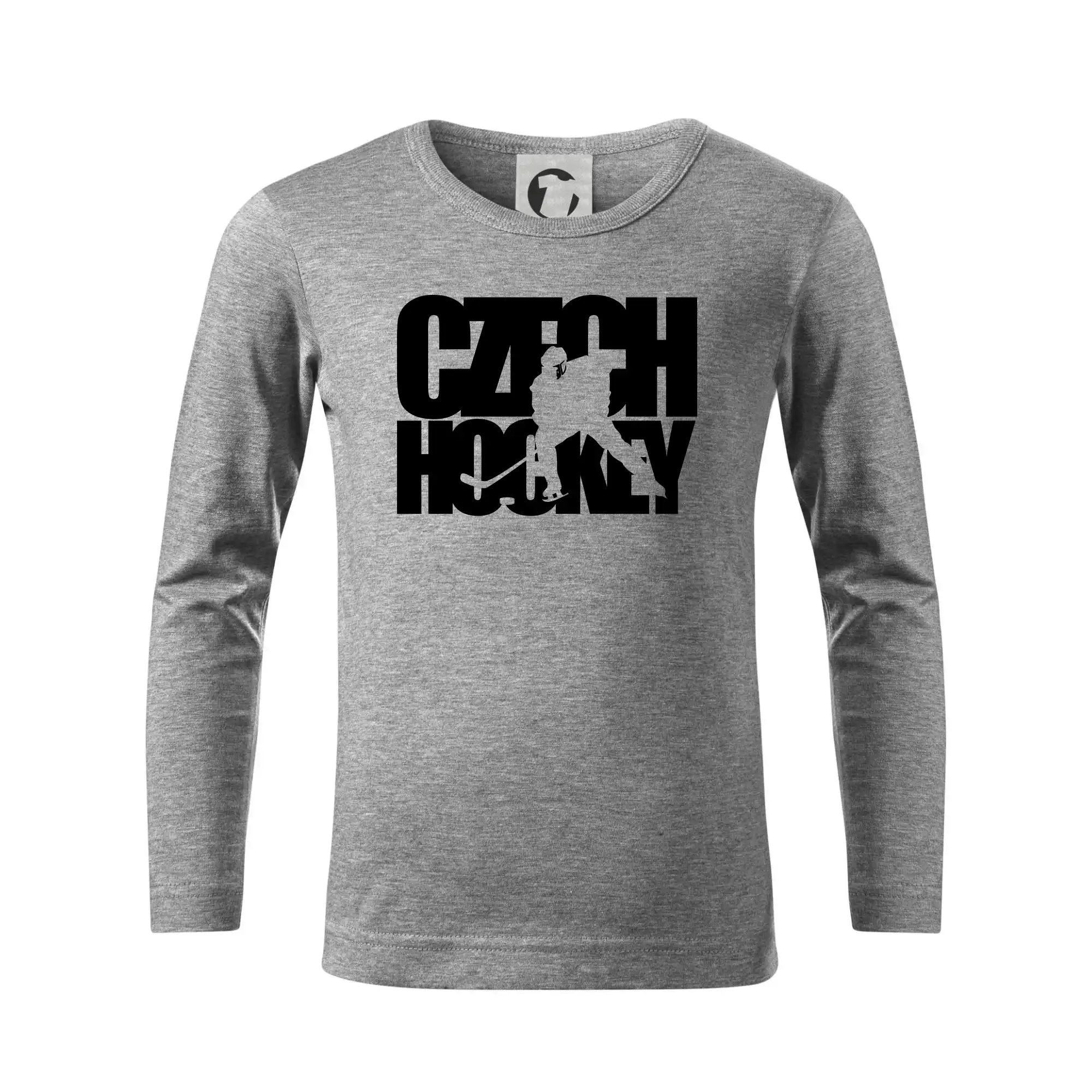 Czech hockey - nápis s hokejistou - Mistrovství světa v ledním hokeji 2026