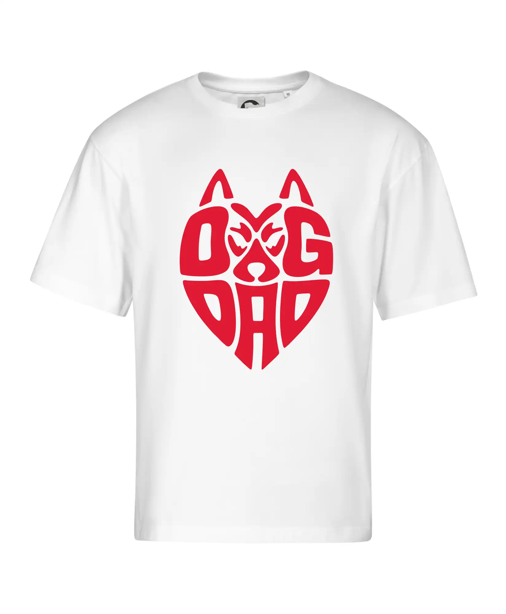 Dog dad nápis v hlavě