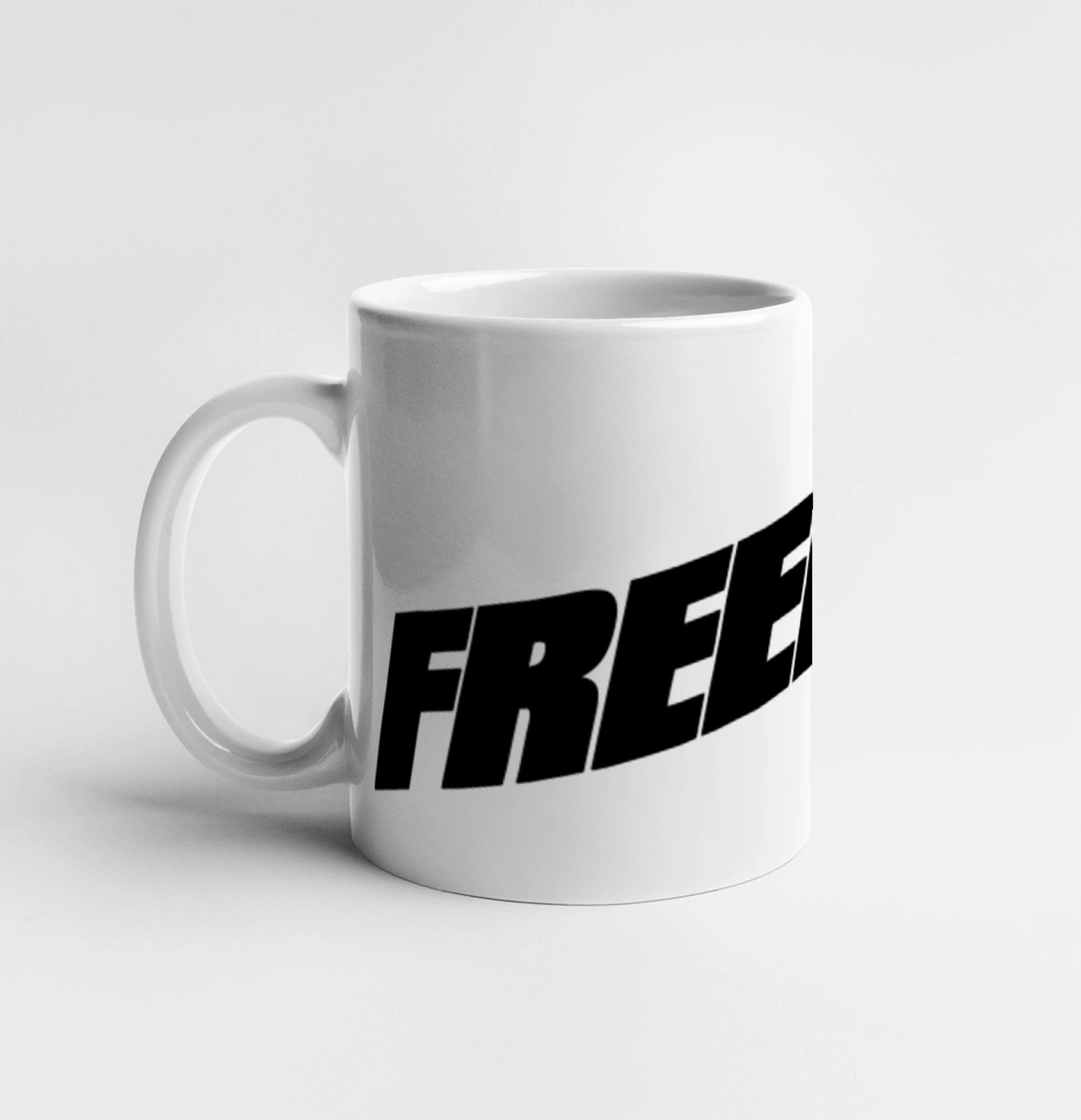Freedive - nápis s potápěčem