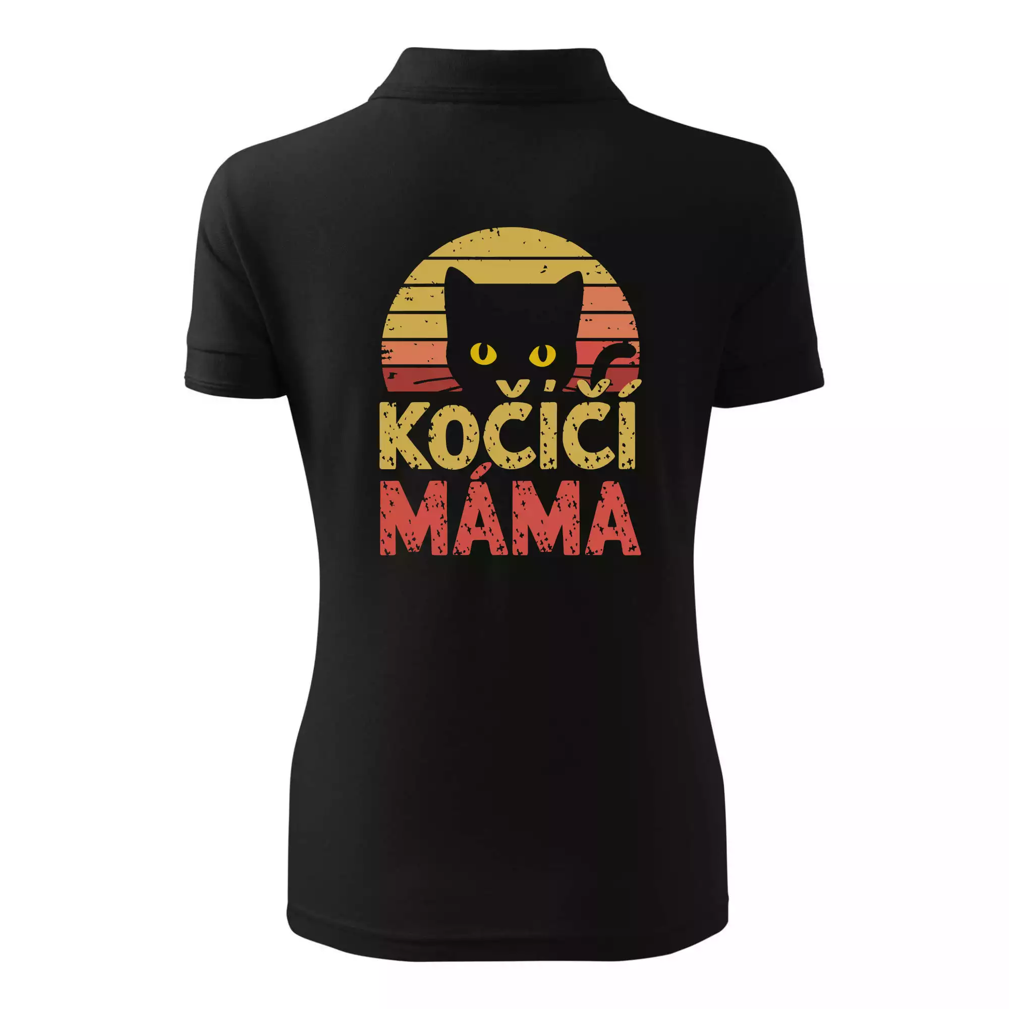 Kočičí máma vintage kolečko