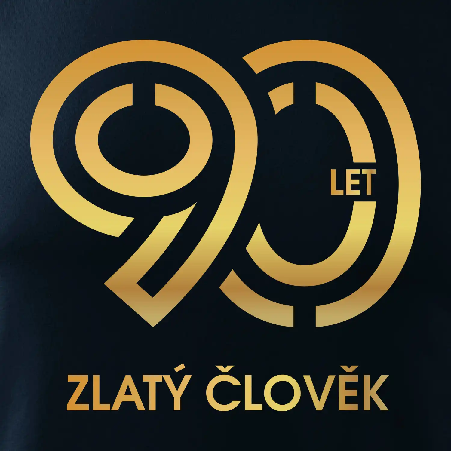 90 let zlatý člověk