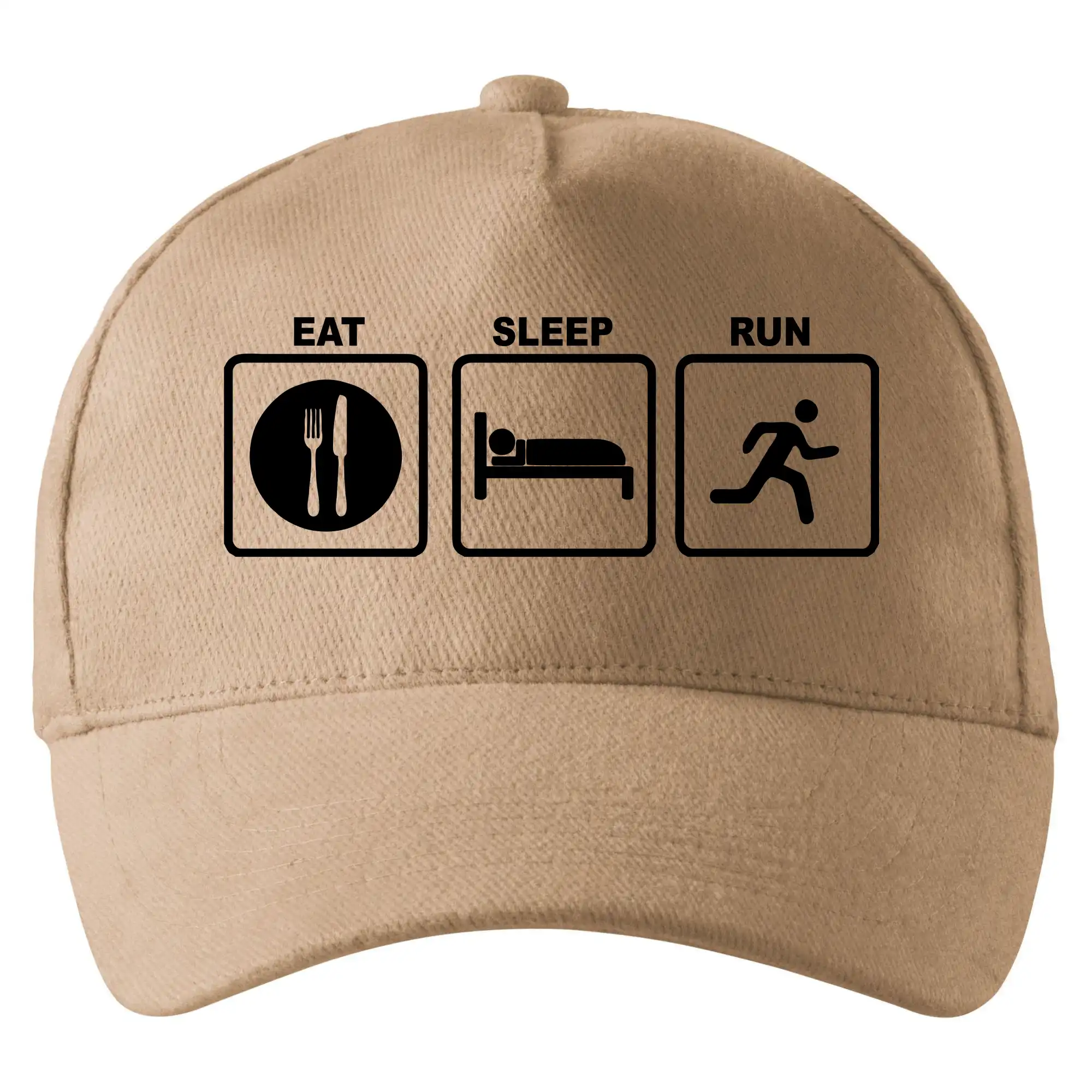 Eat sleep run čtverce