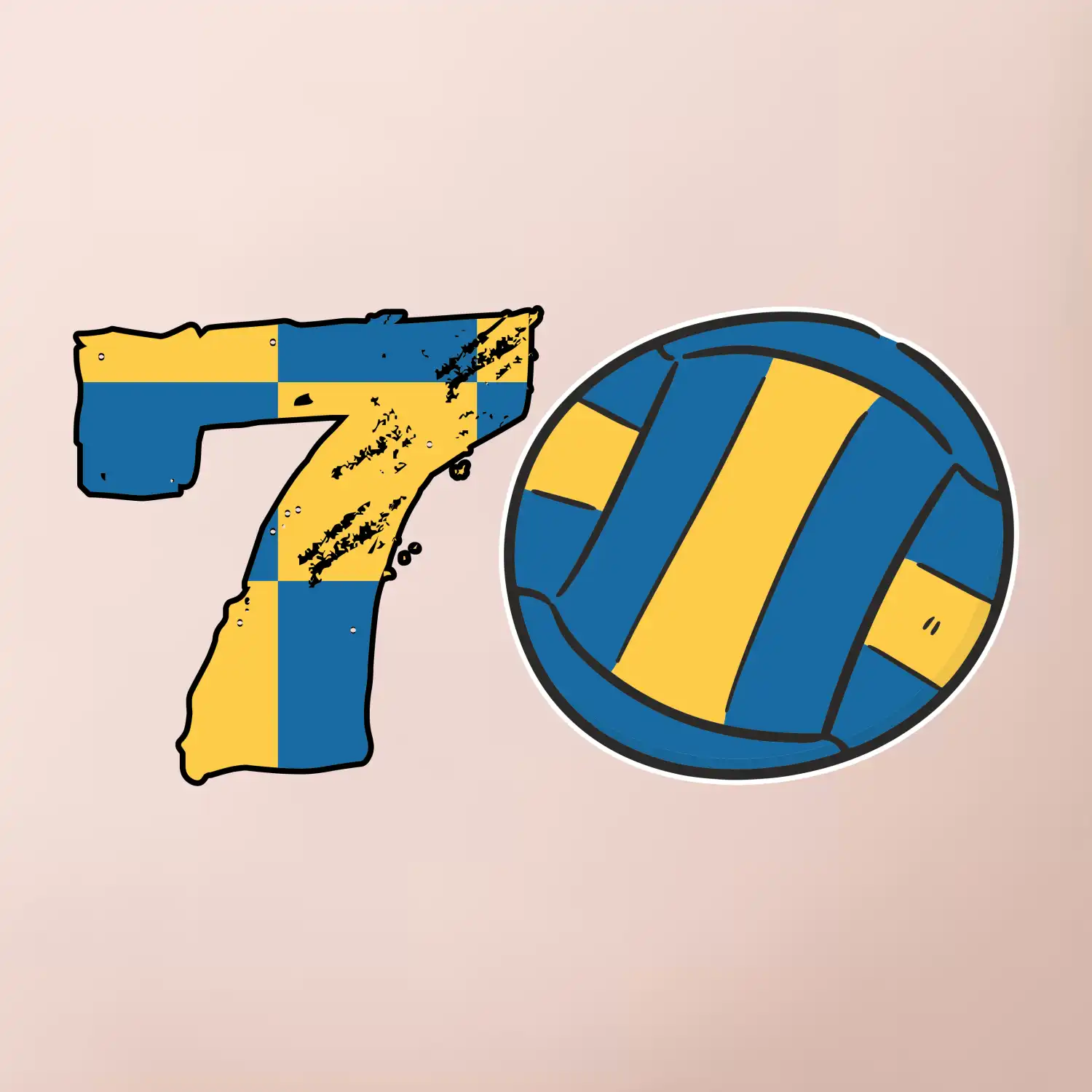 Volejbal kulaté narozeniny 70