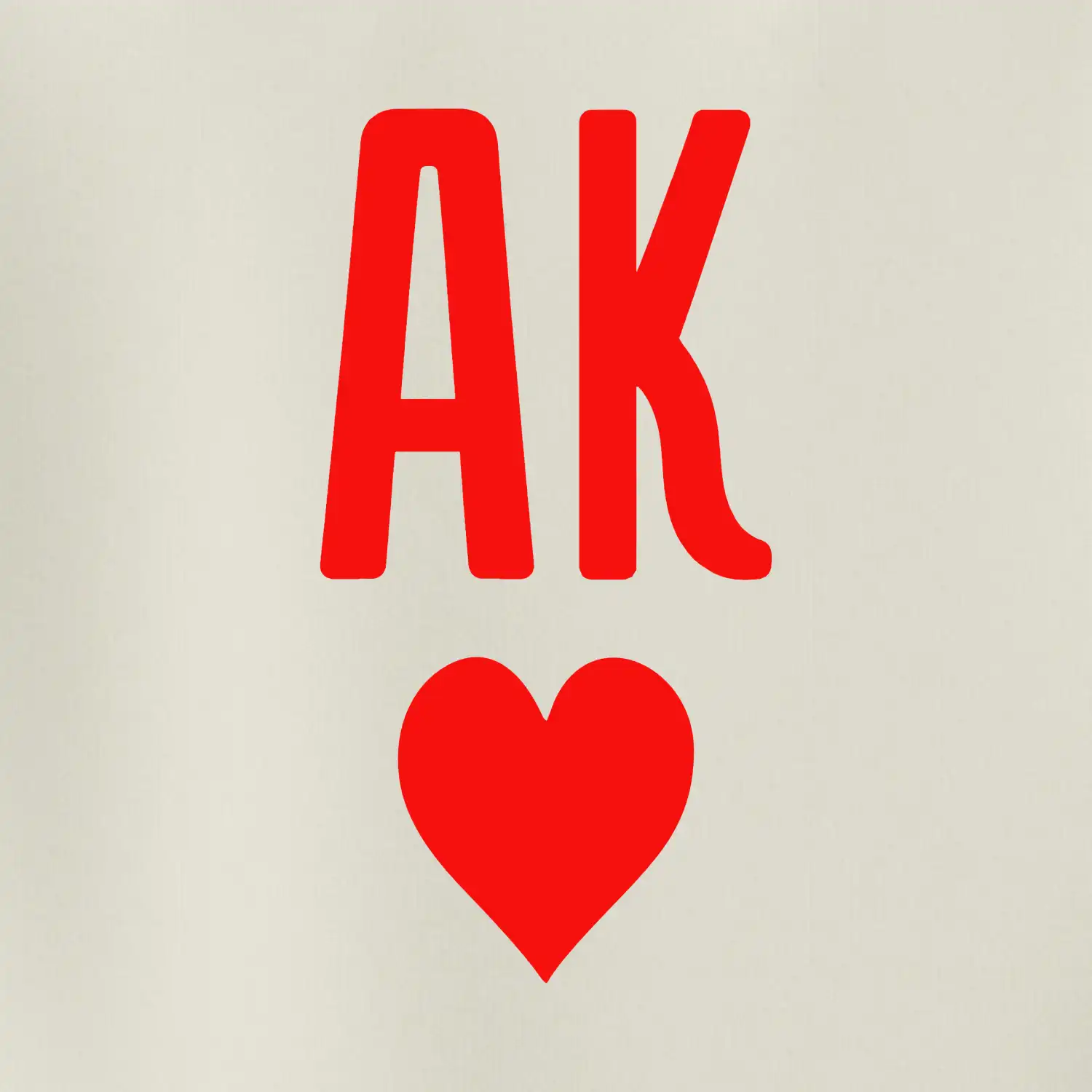 Poker AK love