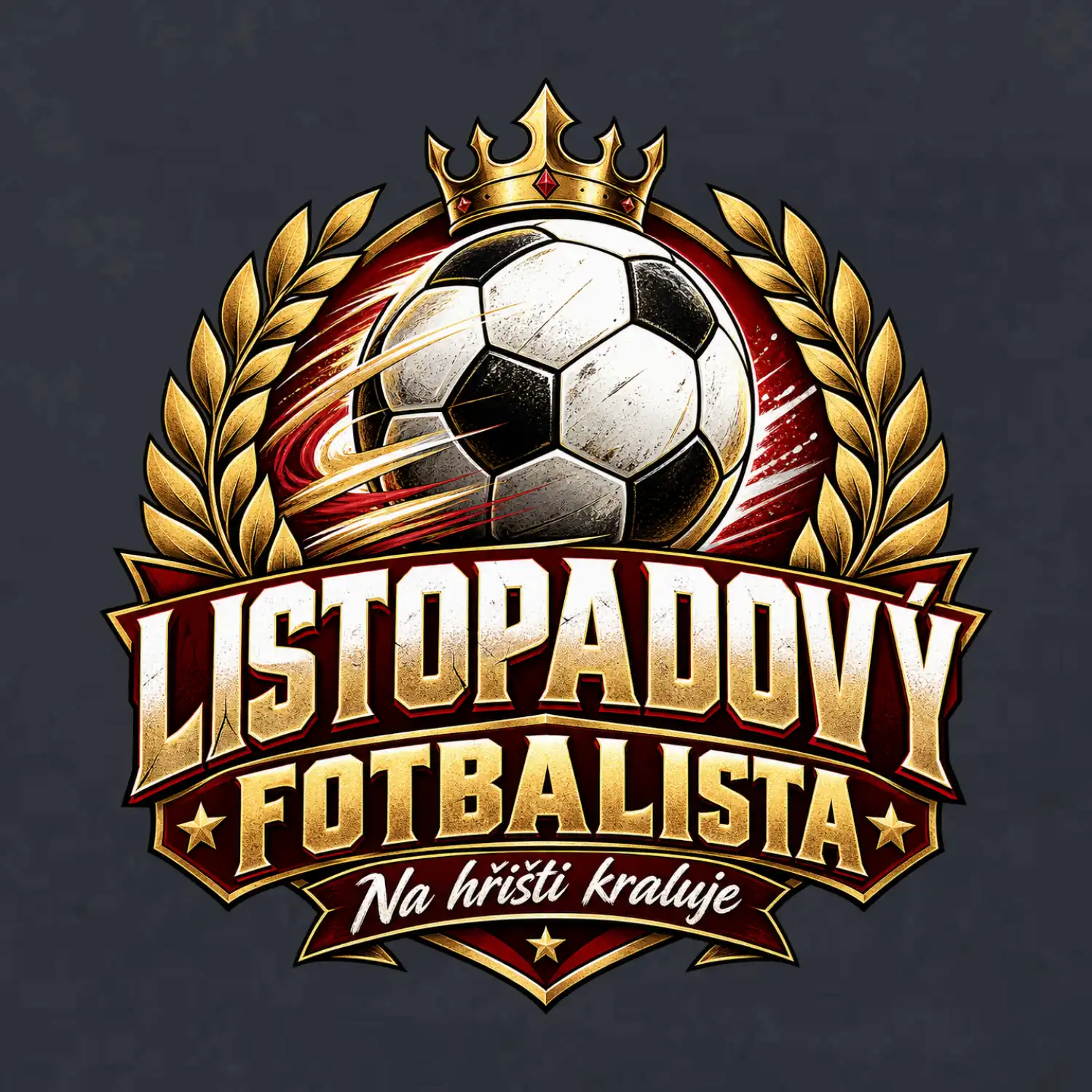 Listopadový fotbalista s královskou korunou