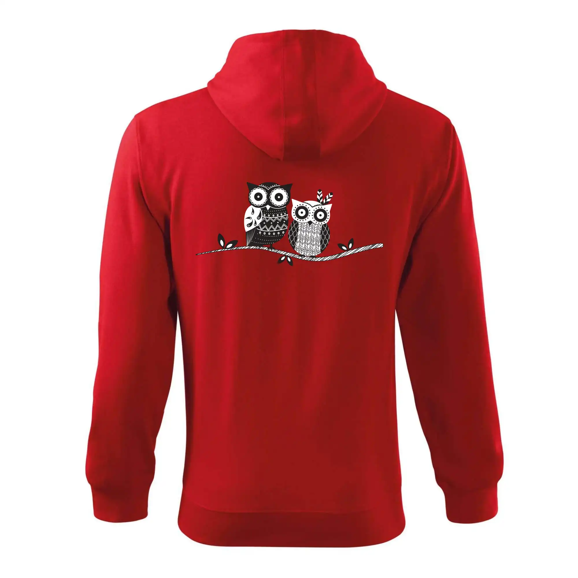 Dvě sovy abstraktní