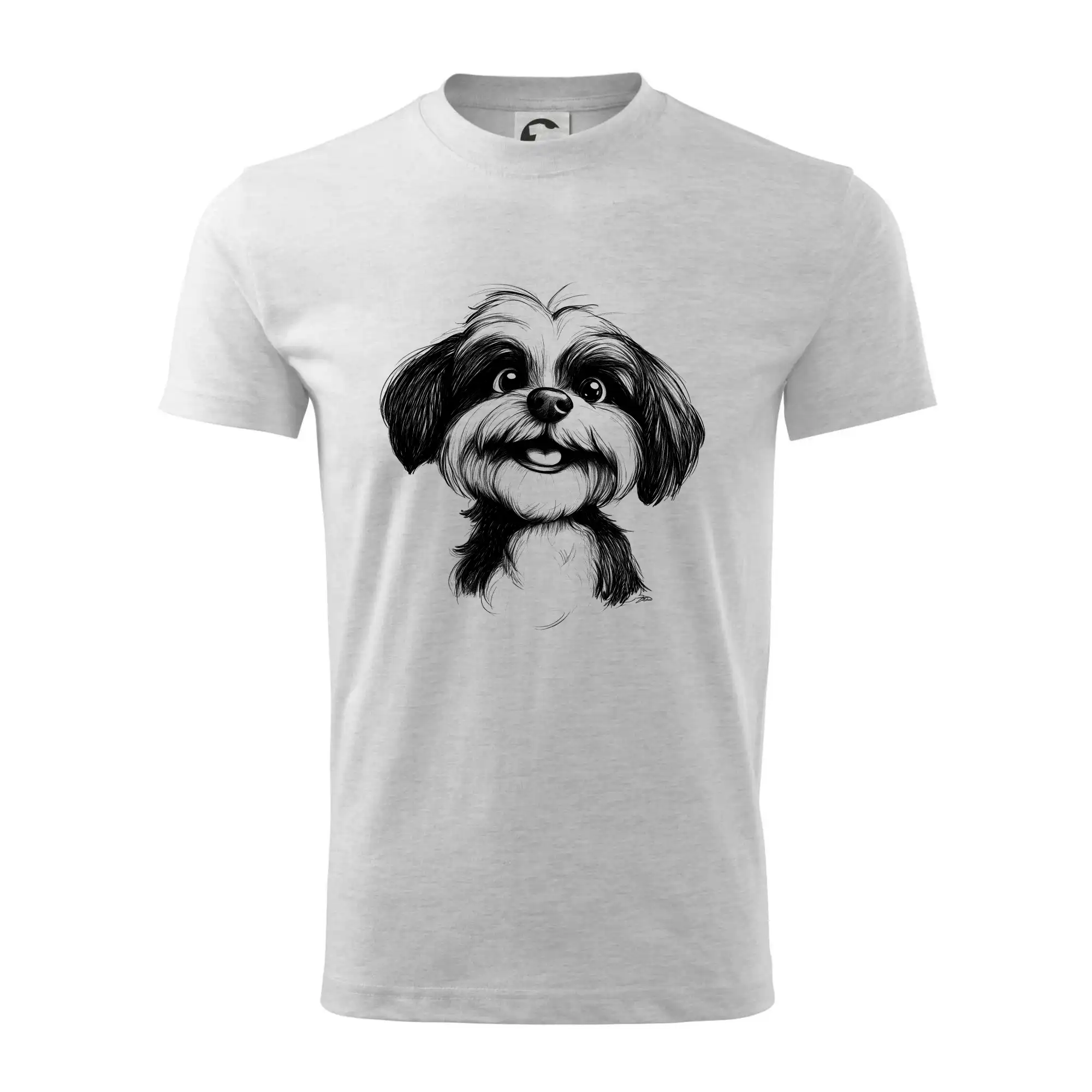 Lhasa Apso karikatura hlava