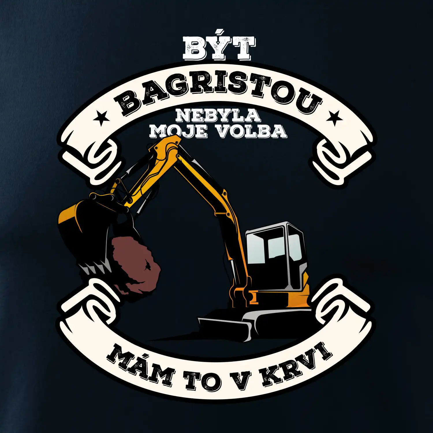 Bagr - být bagristou / bagristkou nebyla moje volba