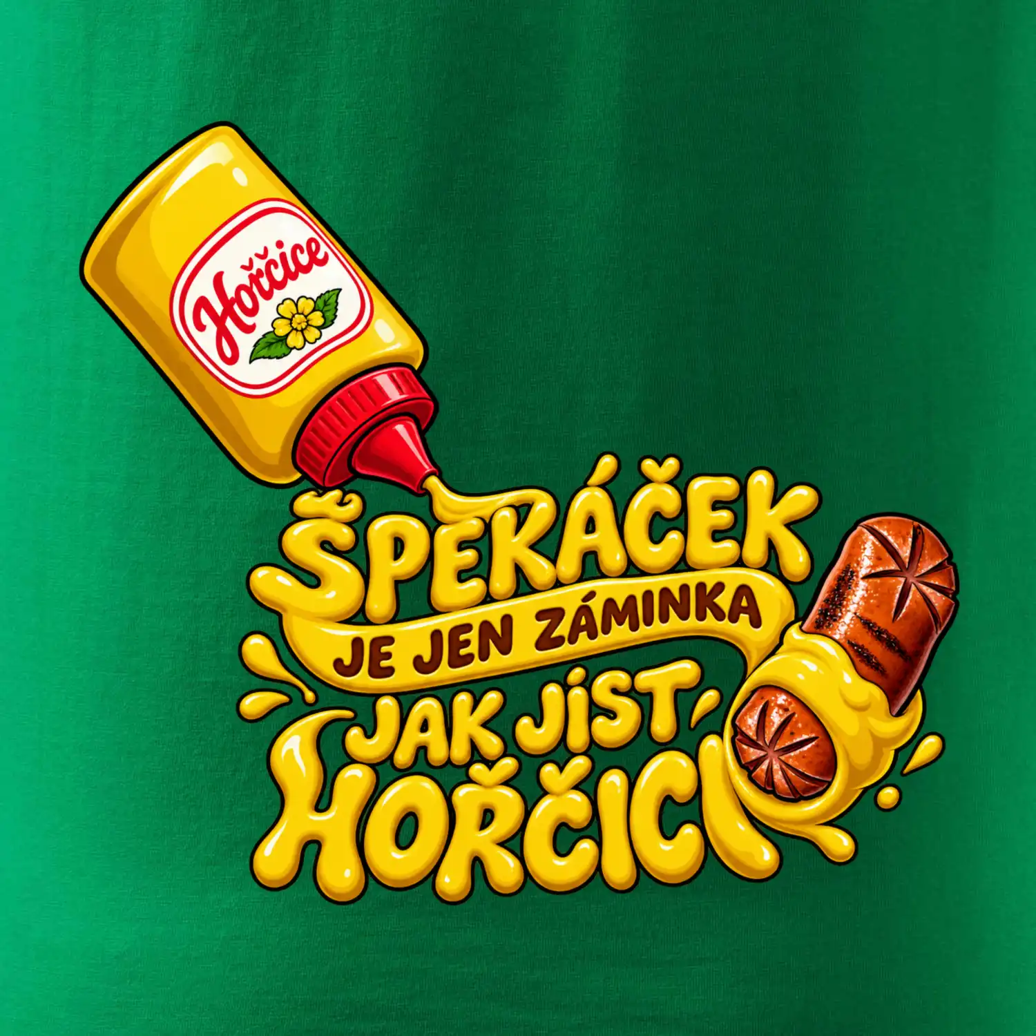 Špekáček je jen záminka jak jíst hořčici