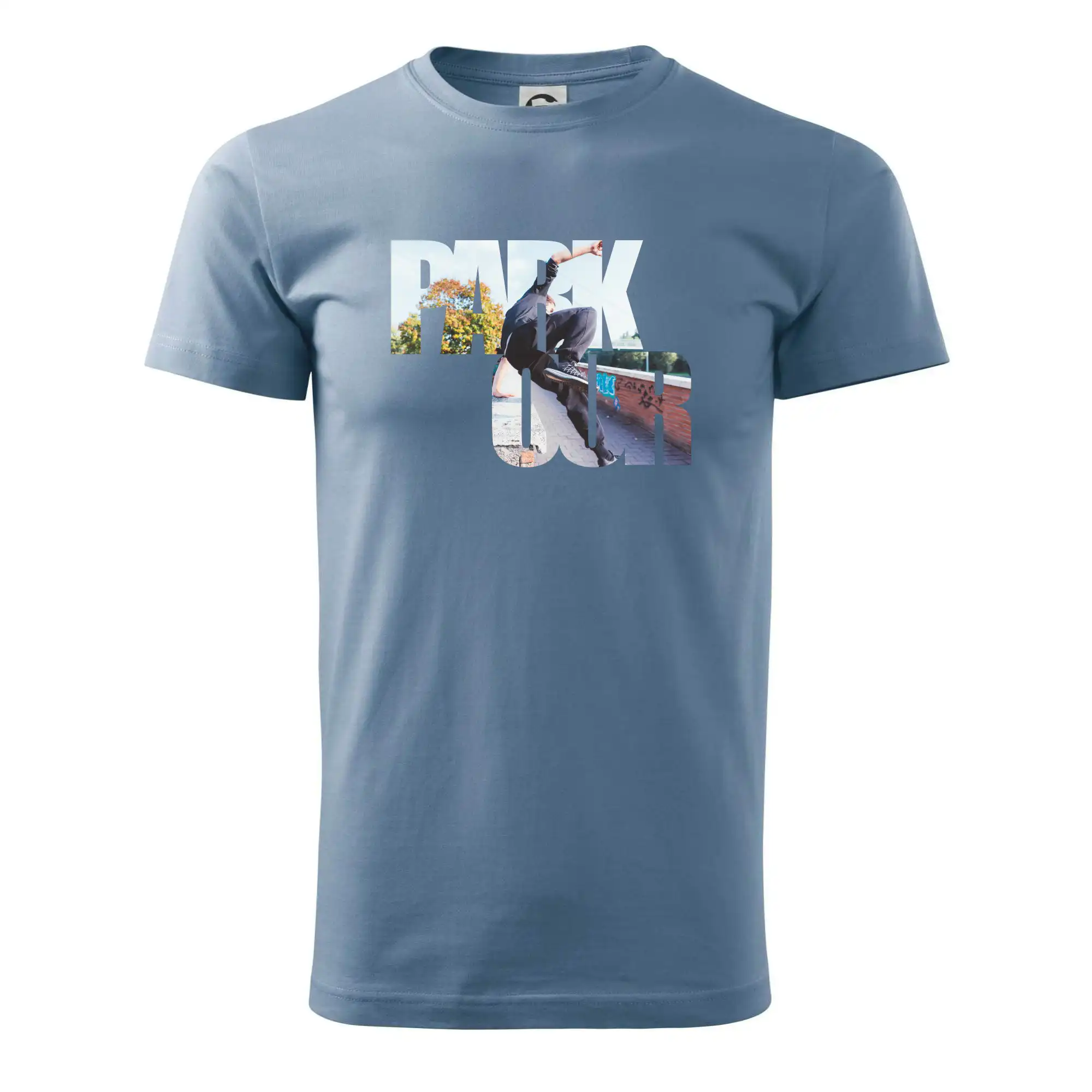 Parkour nápis ve městě