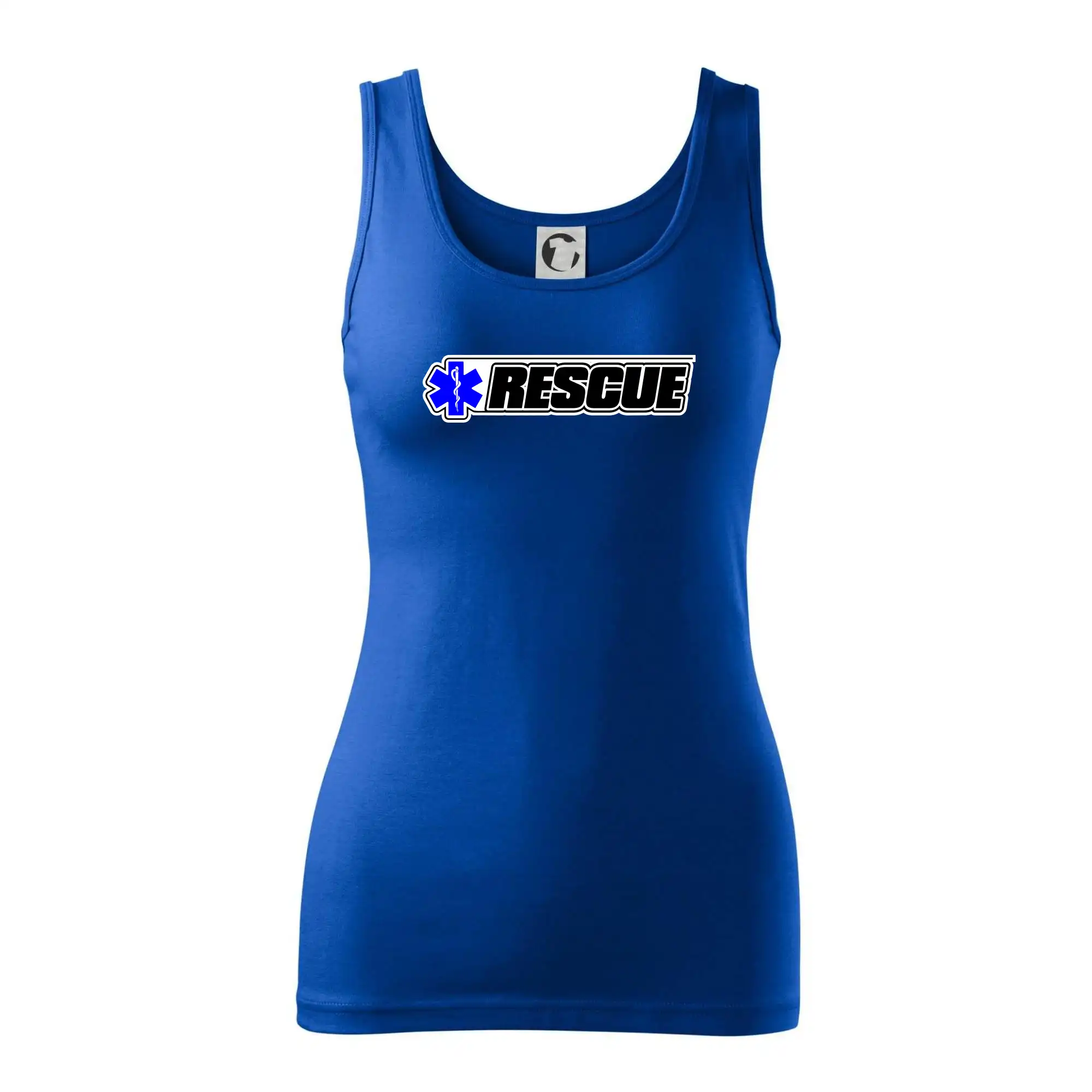 Záchranář rescue kříž modrý