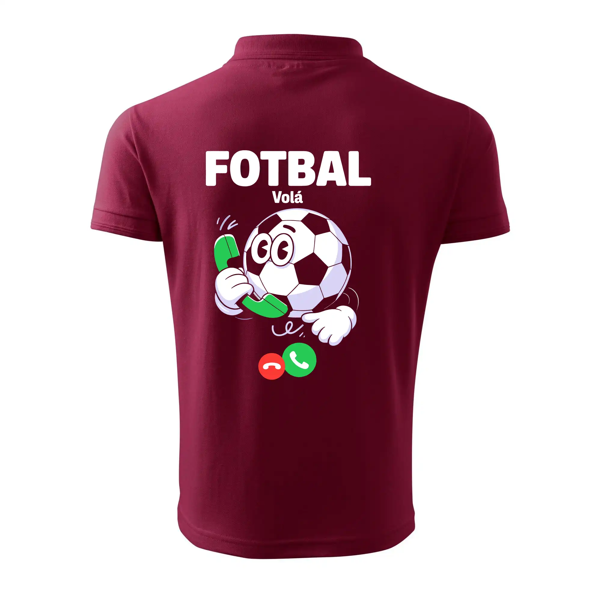 Karikatura fotbal volá