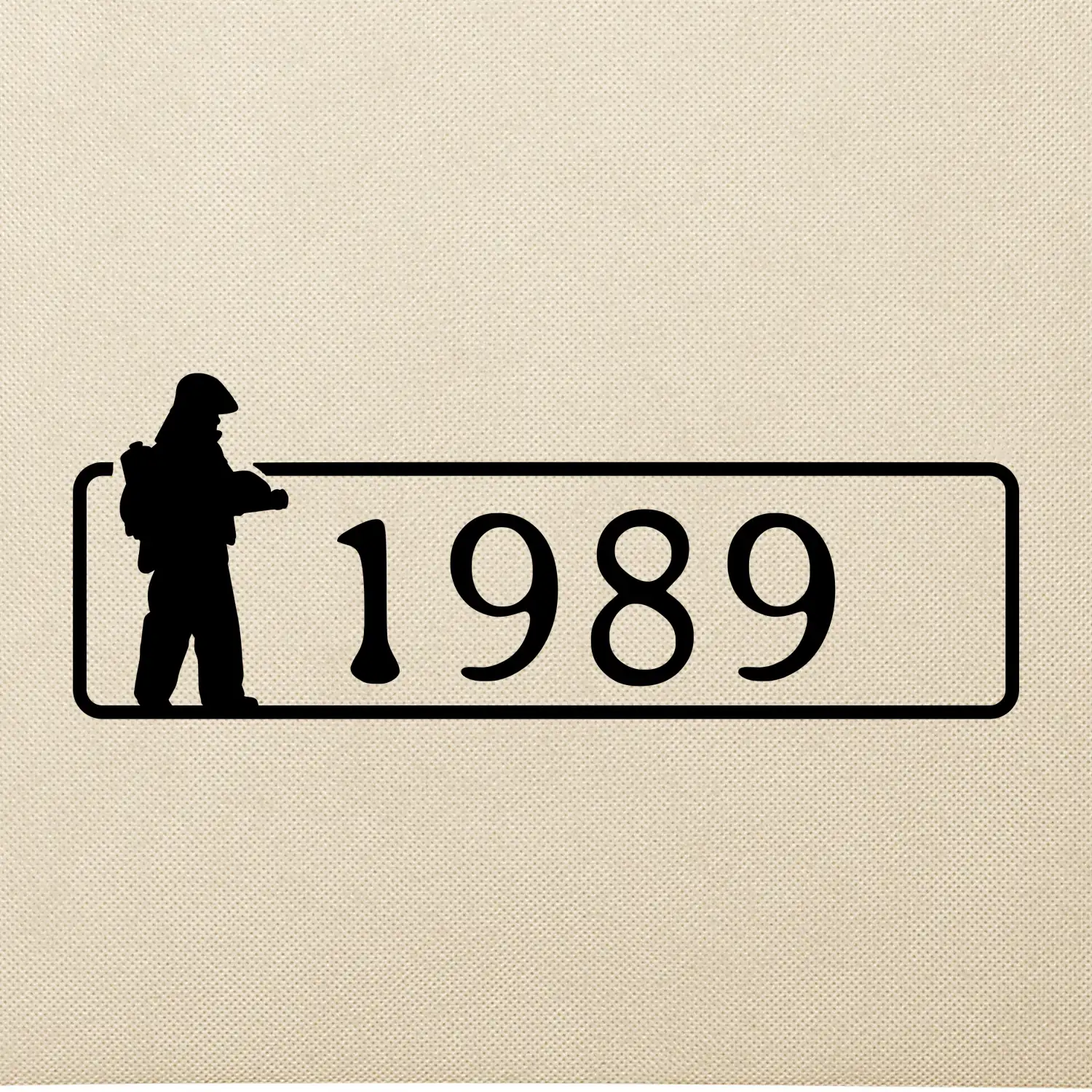 Hasič - ročník narození v rámečku