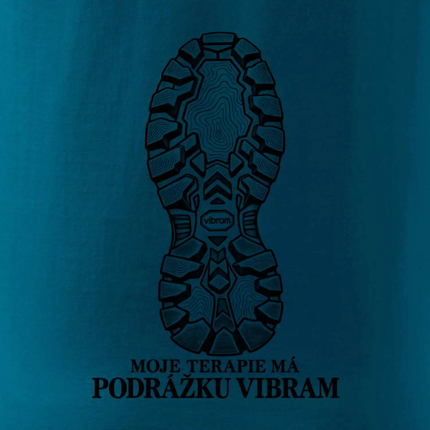 Moje terapie má podrážku Vibram