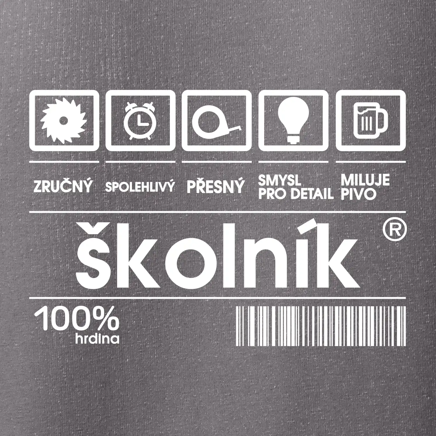 Čárový kód - Školník