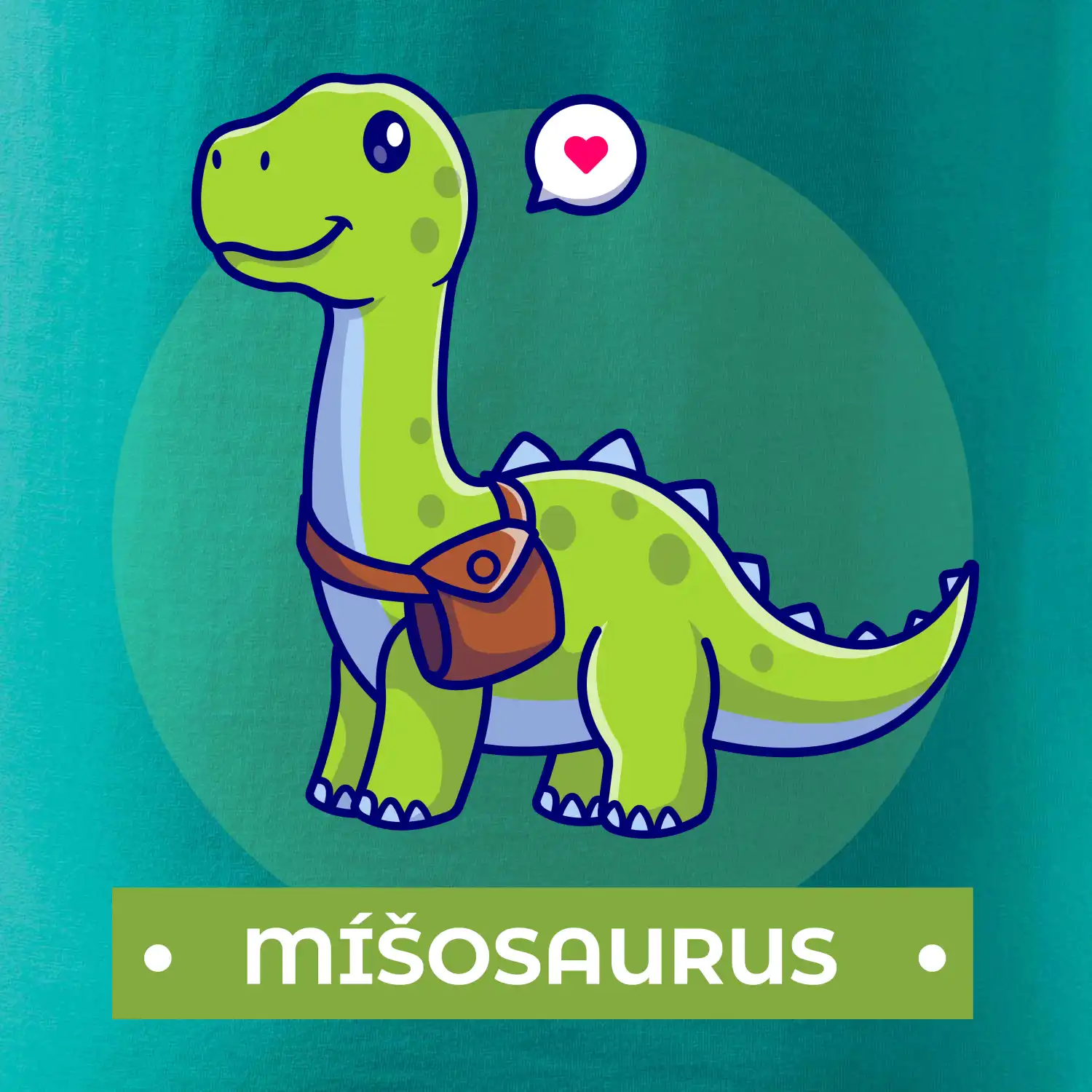 Dinosauří jména - zelený dinosaurus