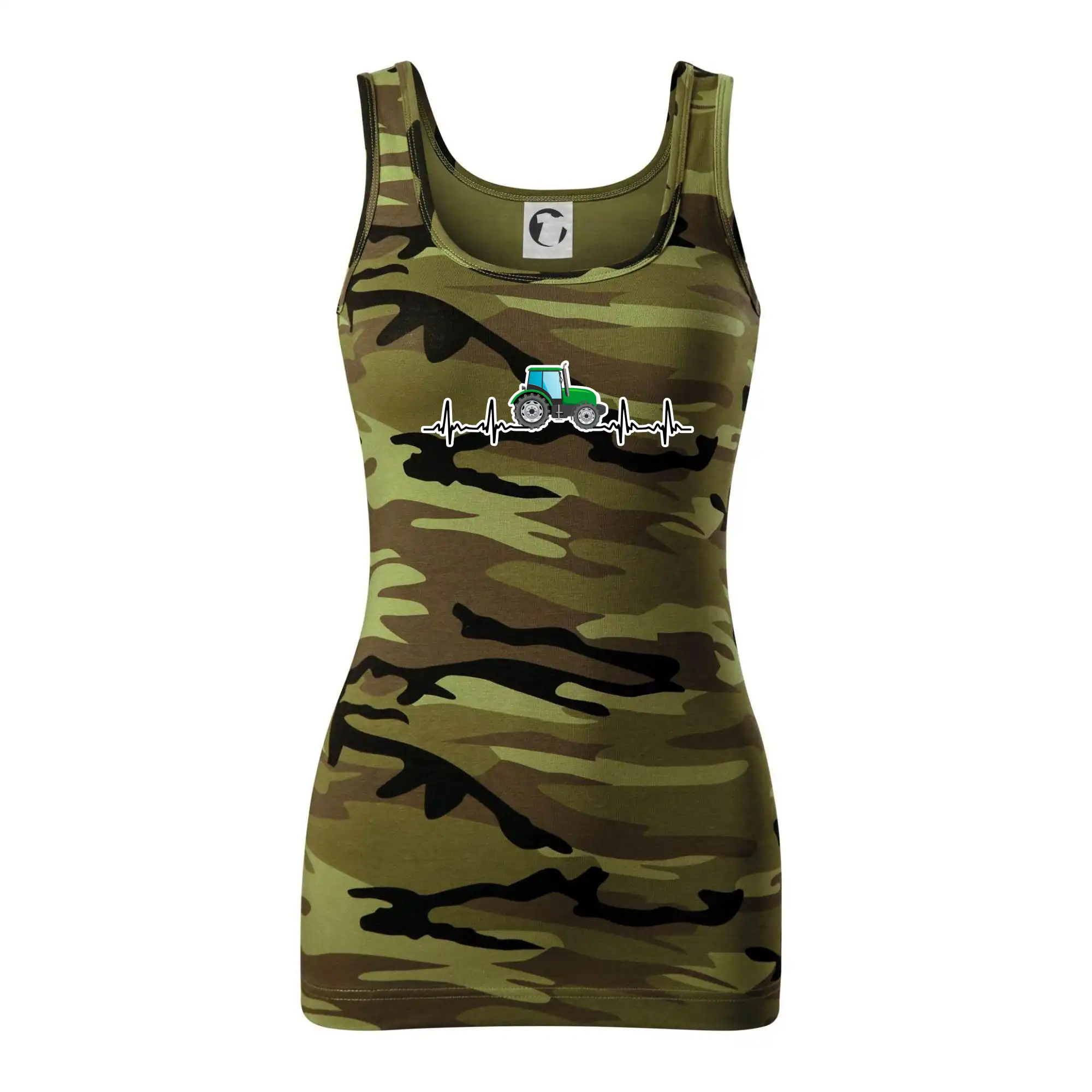 Traktor barevný ekg