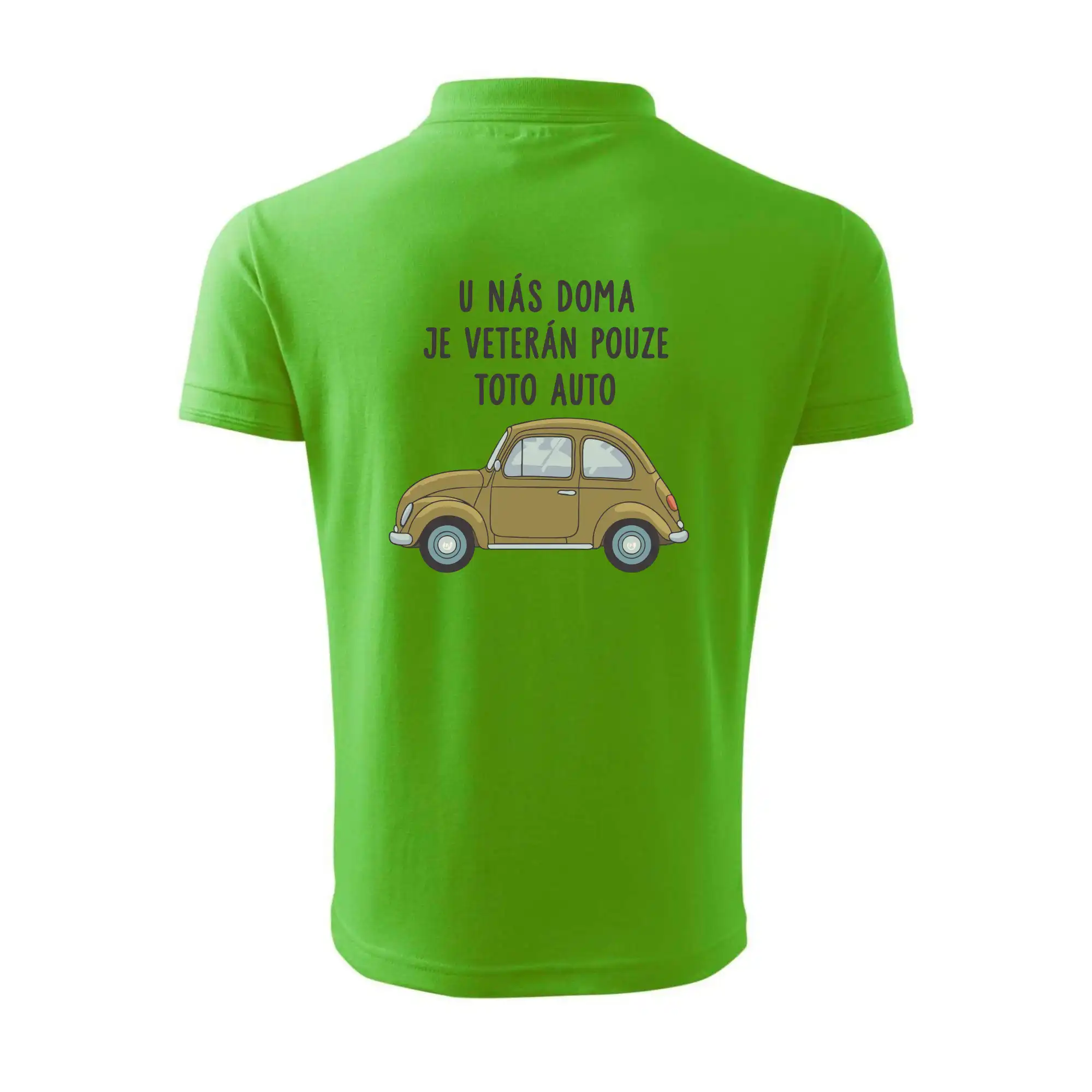 U nás doma je veterán pouze toto auto zelené