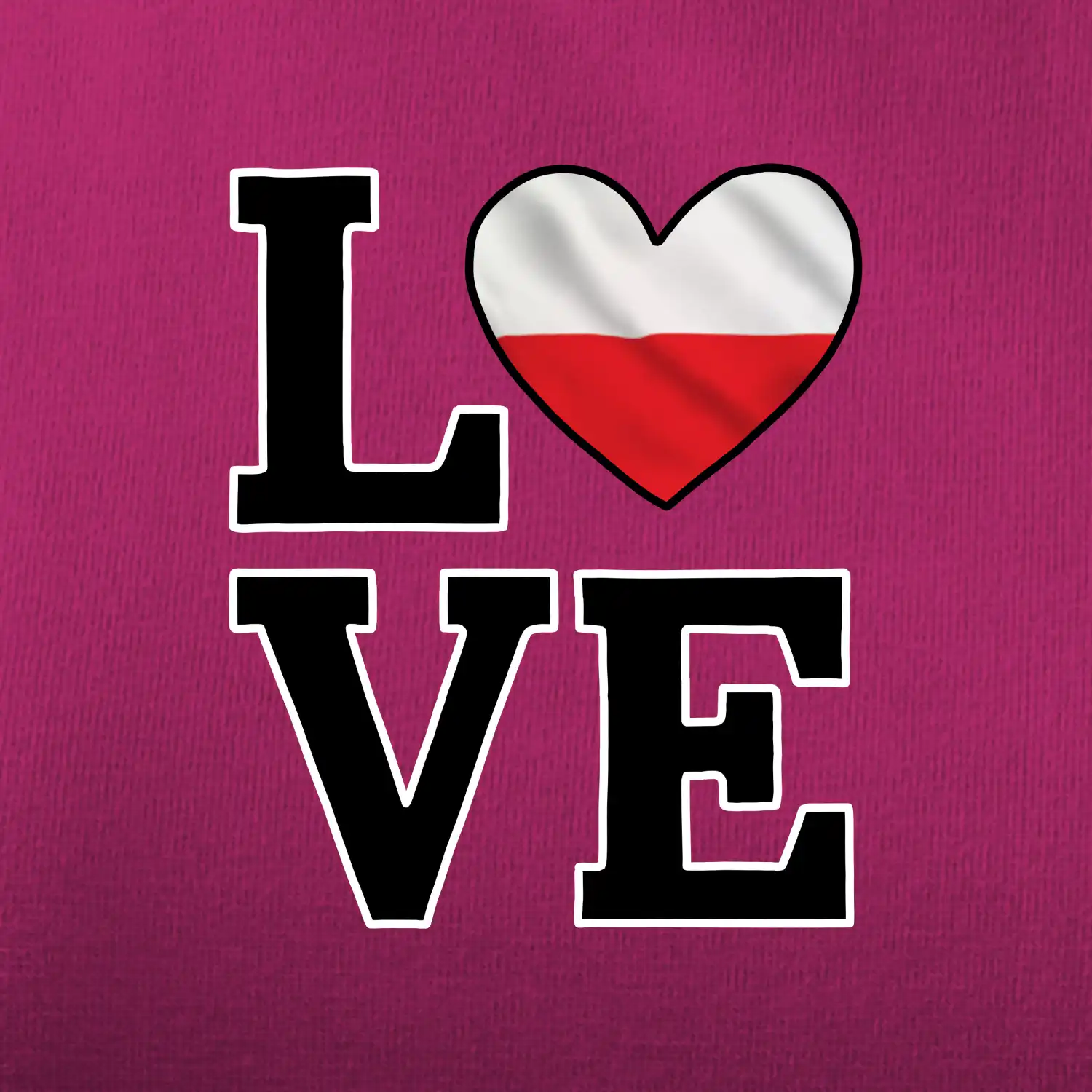 Love Polská vlajka