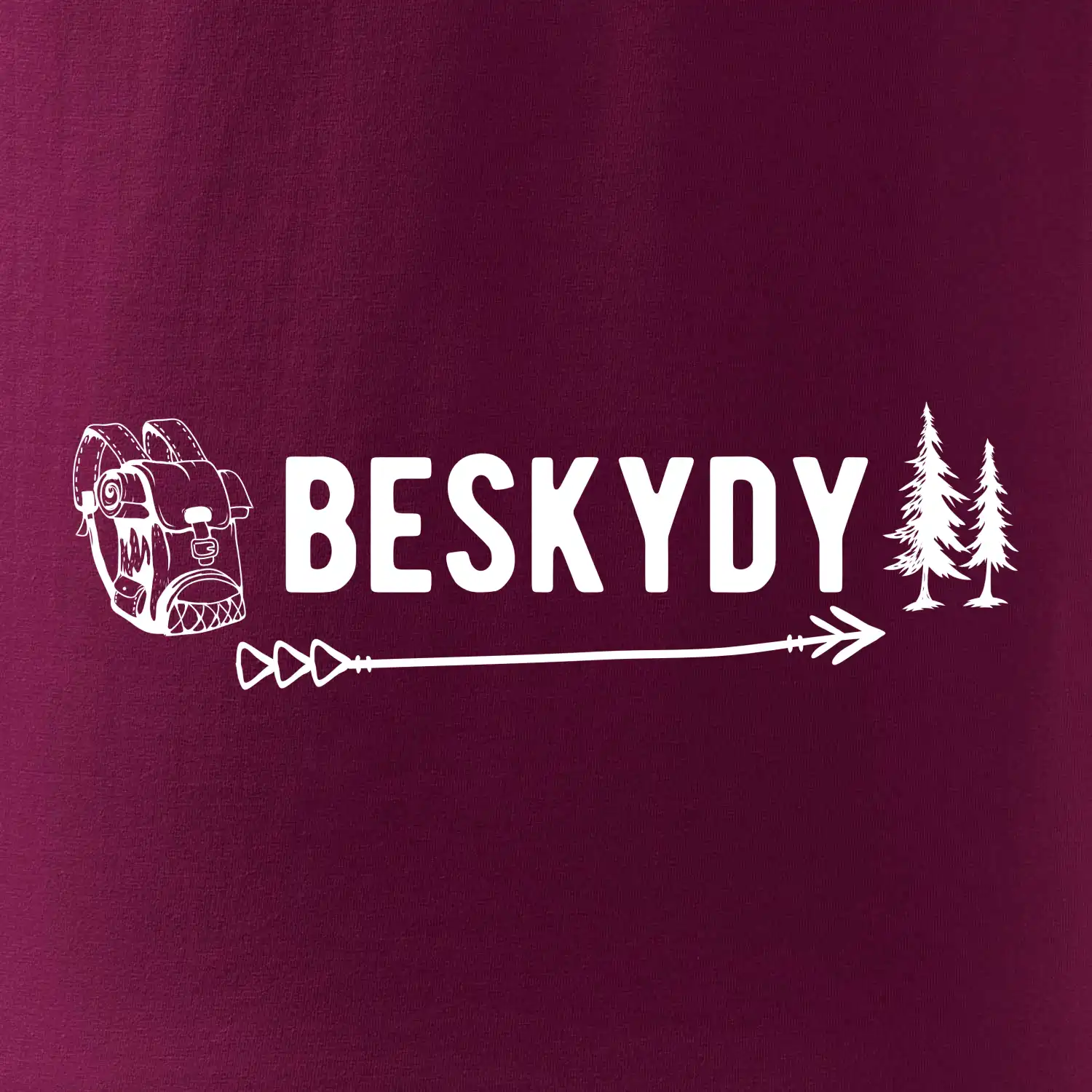 Beskydy nápis