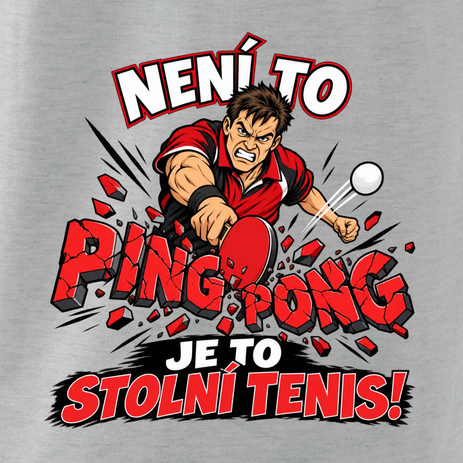 Není to ping pong, je to stolní tenis!